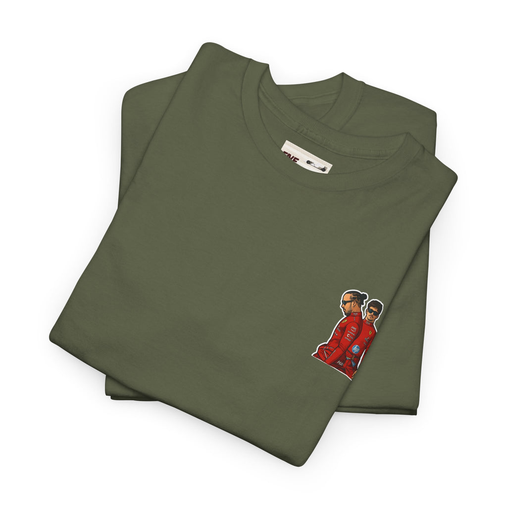 Charles Leclerc + Lewis Hamilton Cotton T-Shirt