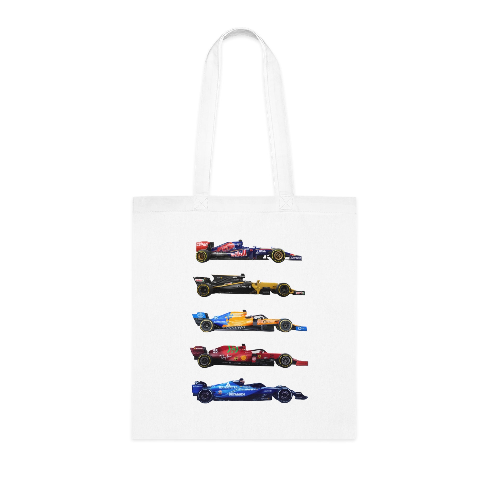 Carlos Sainz Tote Bag - Teams Throughout His F1 Career
