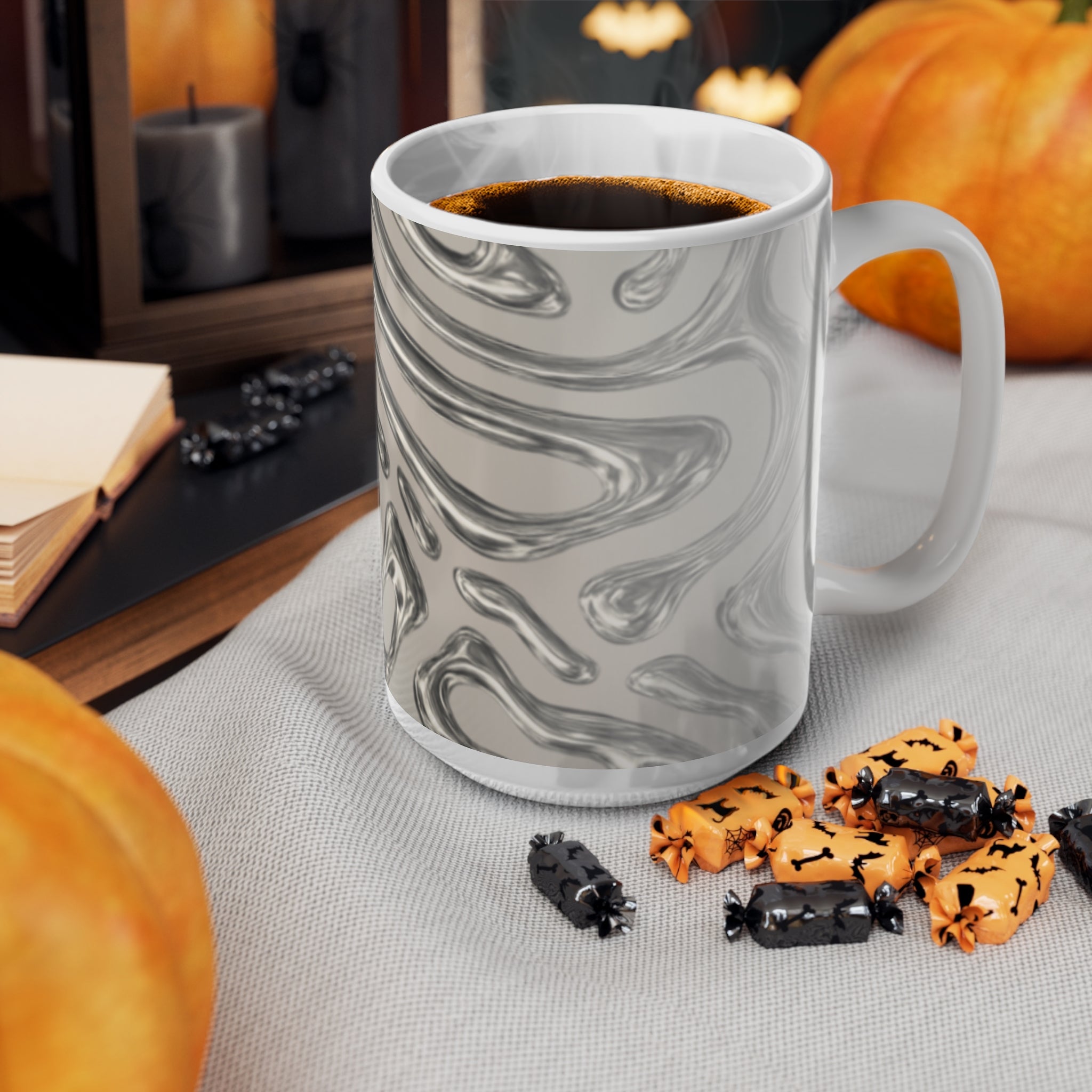 Lando Norris Chrome Blob Mug