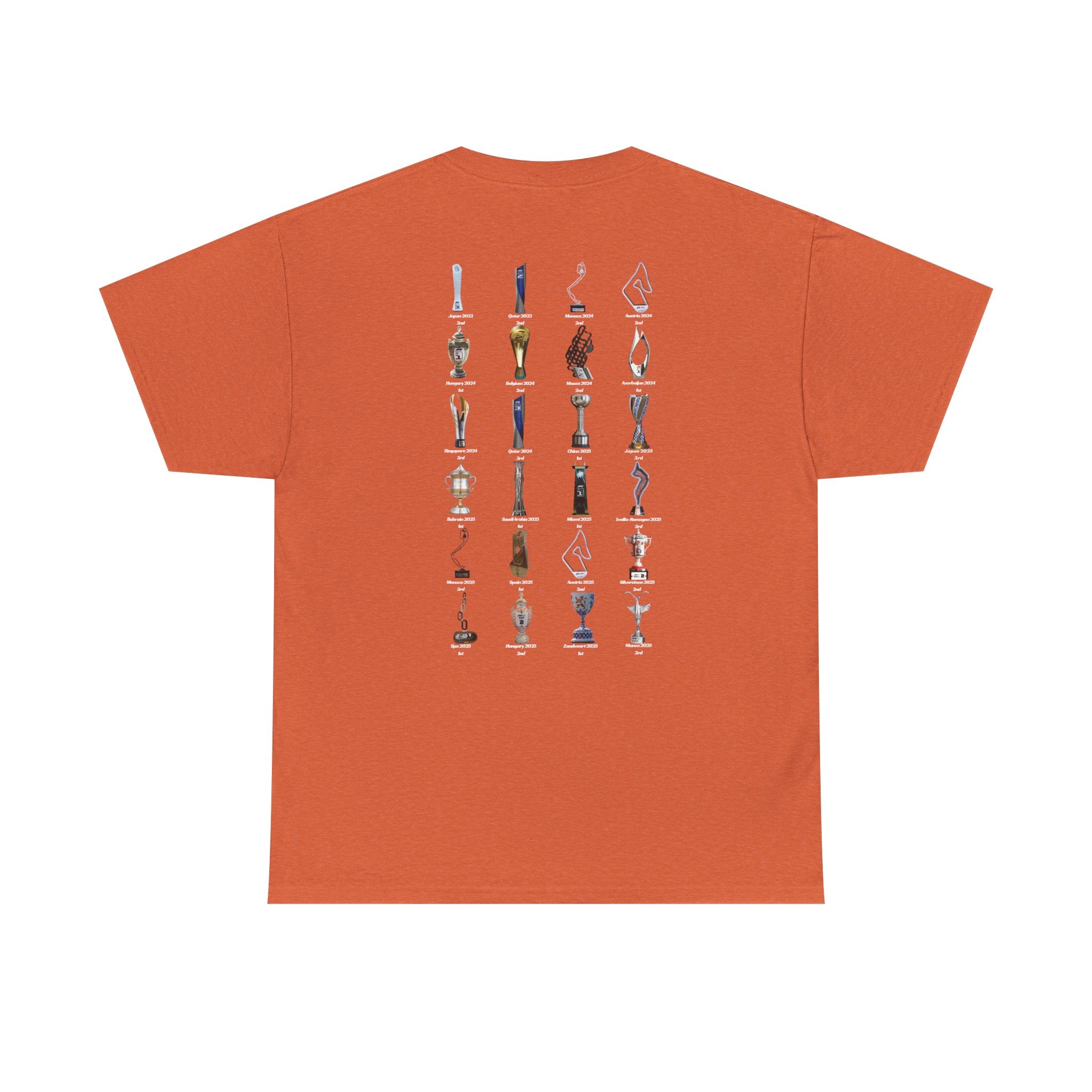 Oscar Piastri Cotton T-Shirt -  F1 Career Trophies
