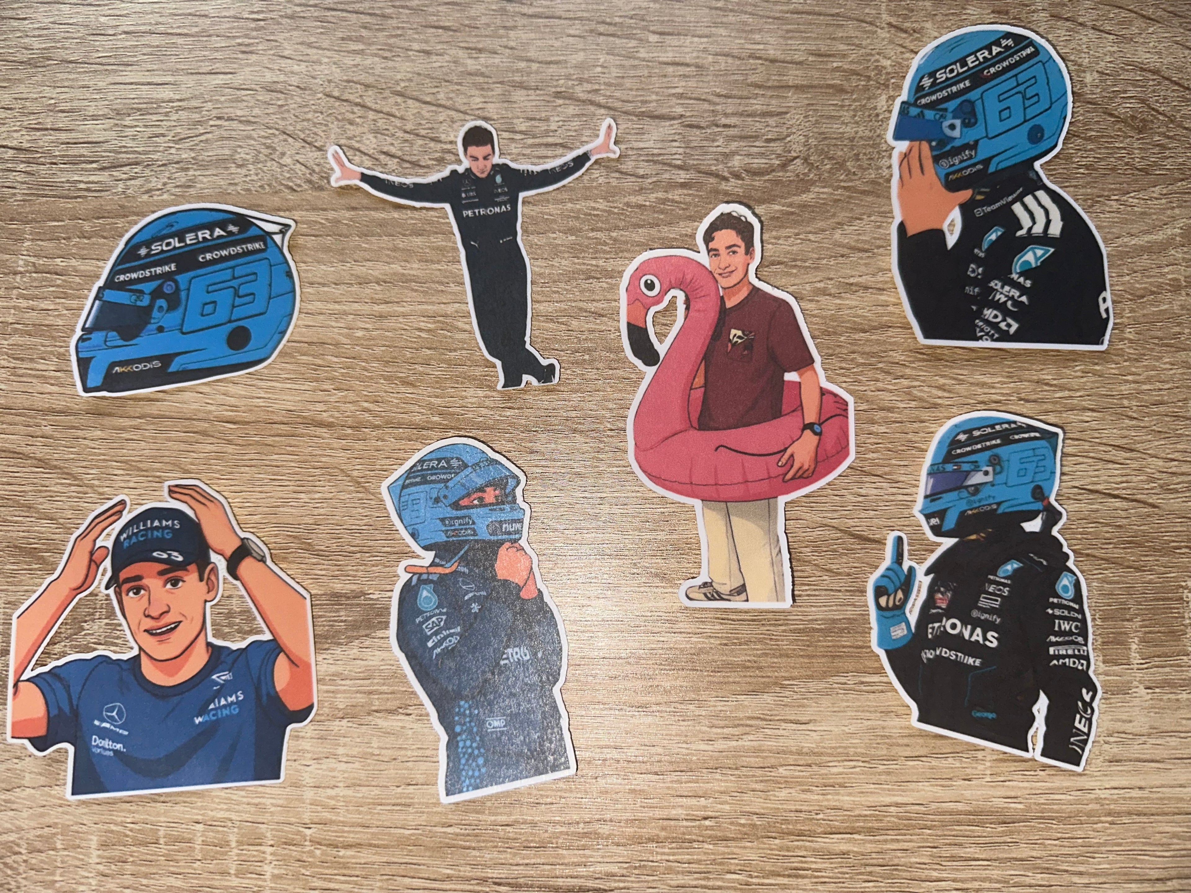 George Russell Stickers
