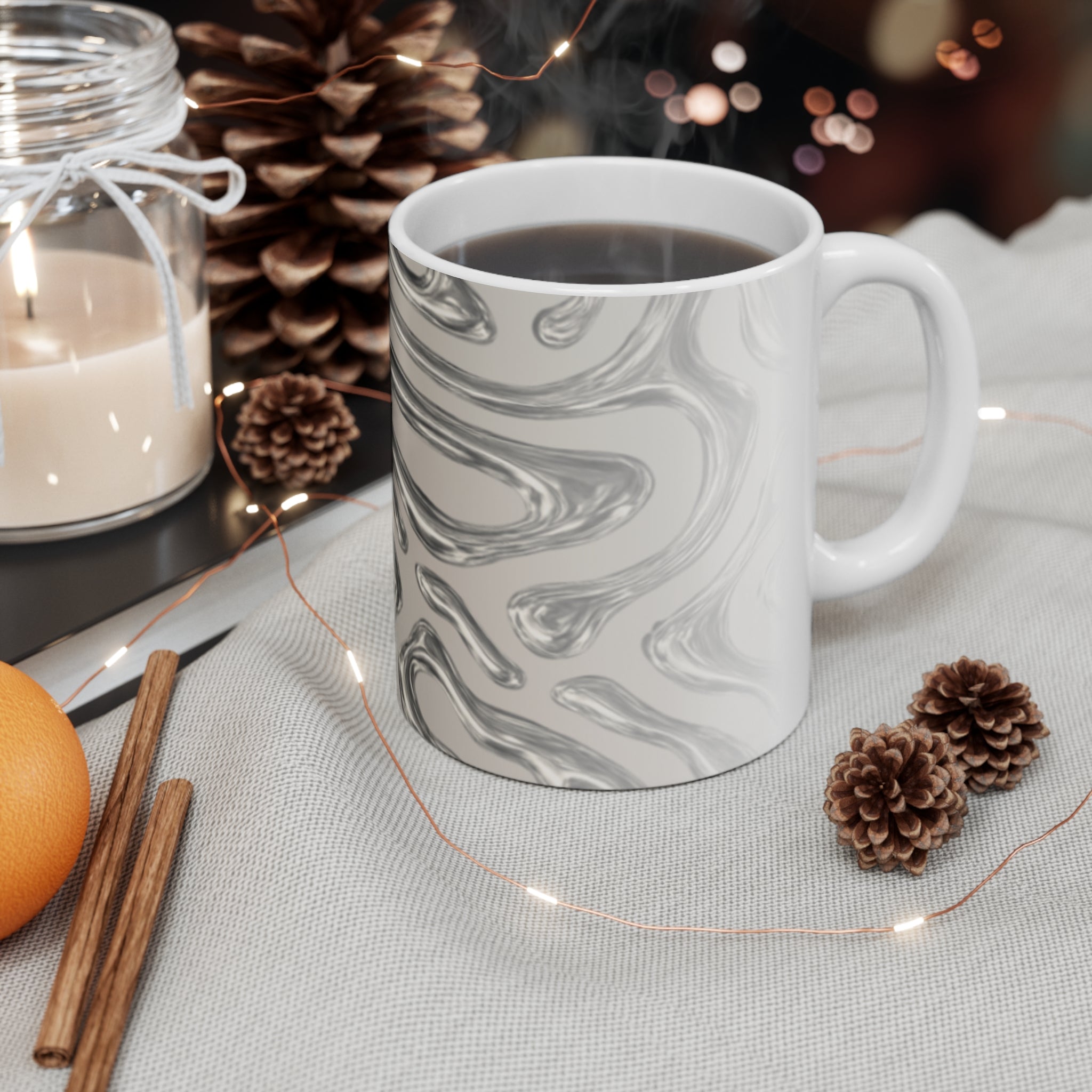 Lando Norris Chrome Blob Mug