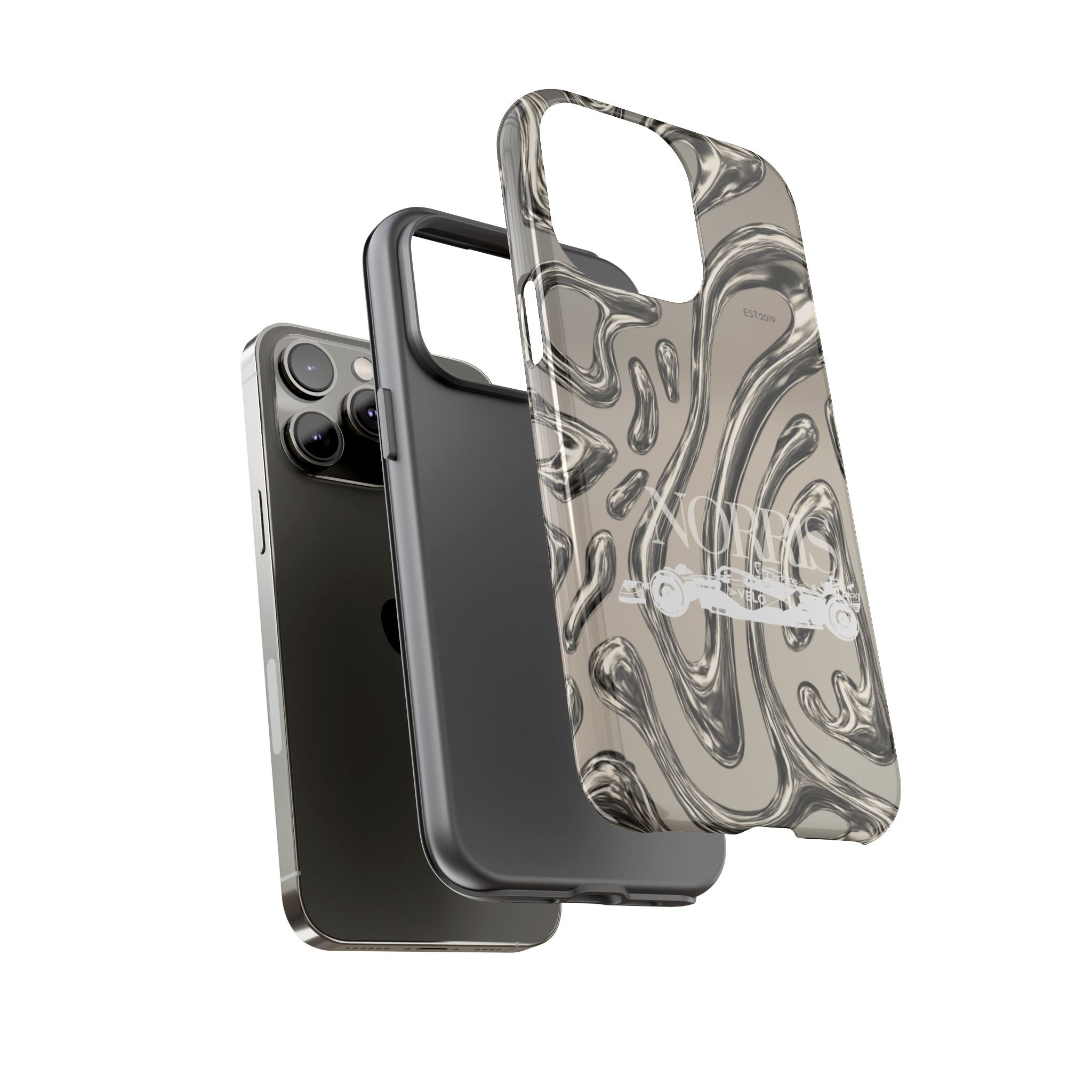 Lando Norris Chrome Phone Case (Glossy and Matte)