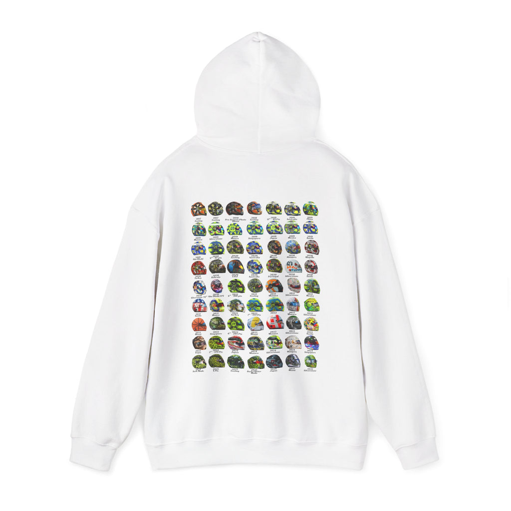 Lando Norris Hoodie - Every Helmet In His F1 Career