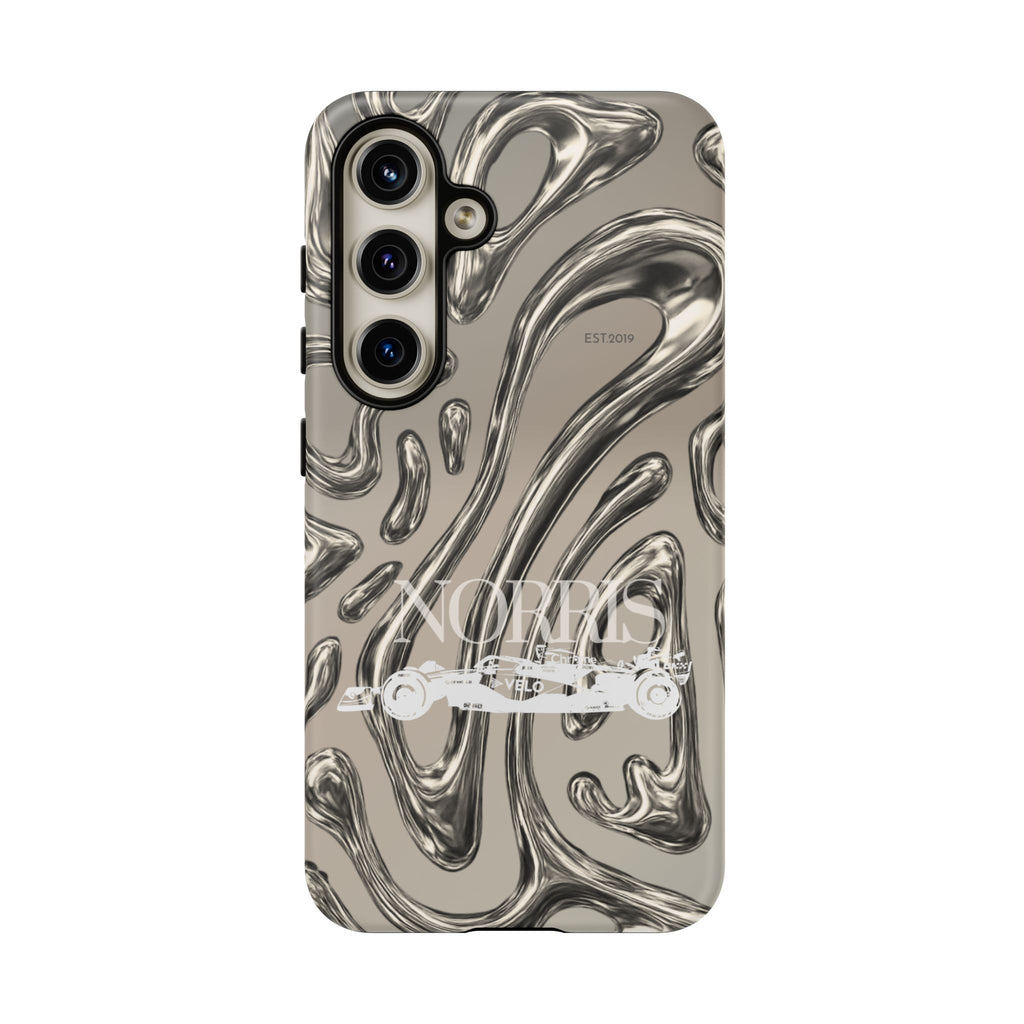 Lando Norris Chrome Phone Case (Glossy and Matte)