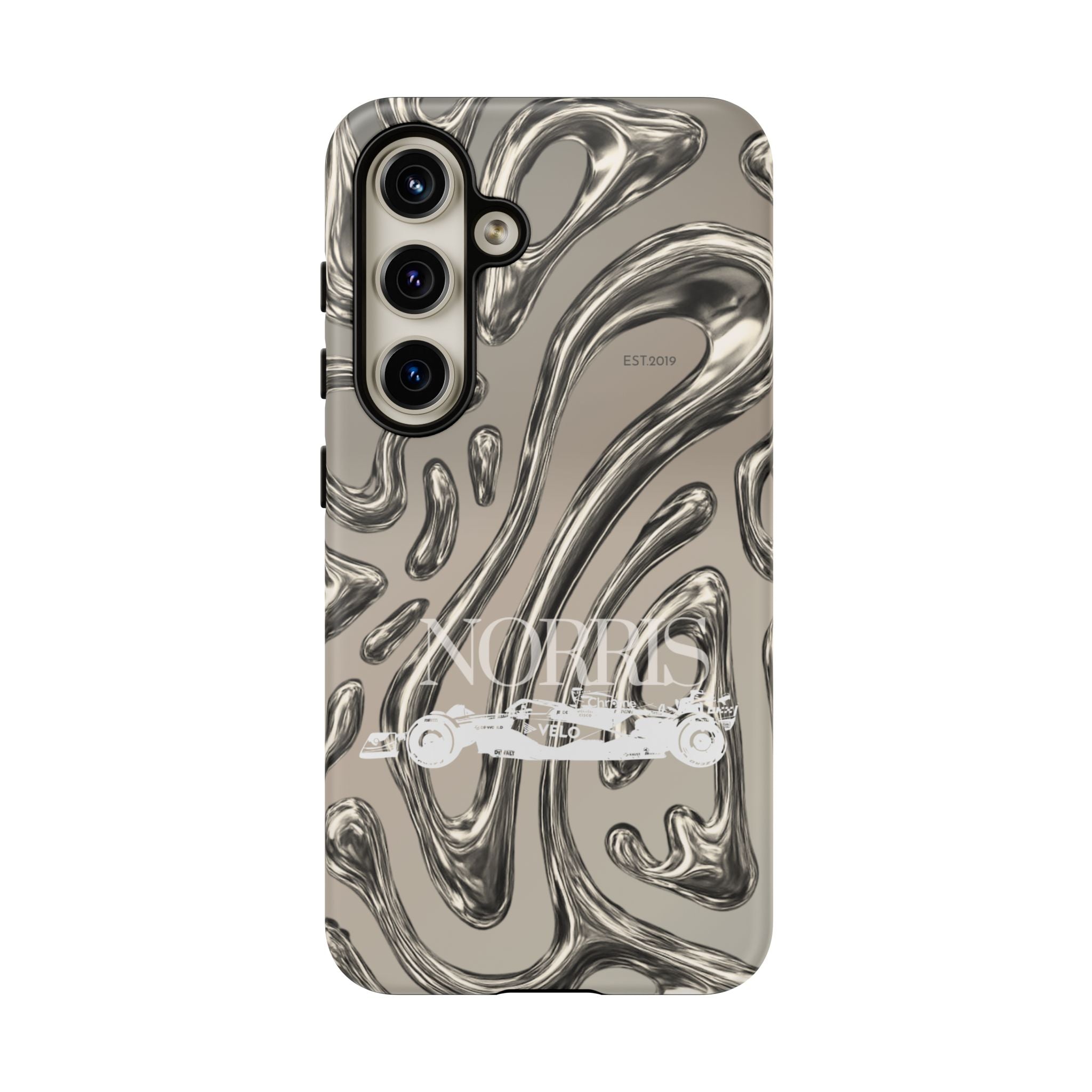 Lando Norris Chrome Phone Case (Glossy and Matte)