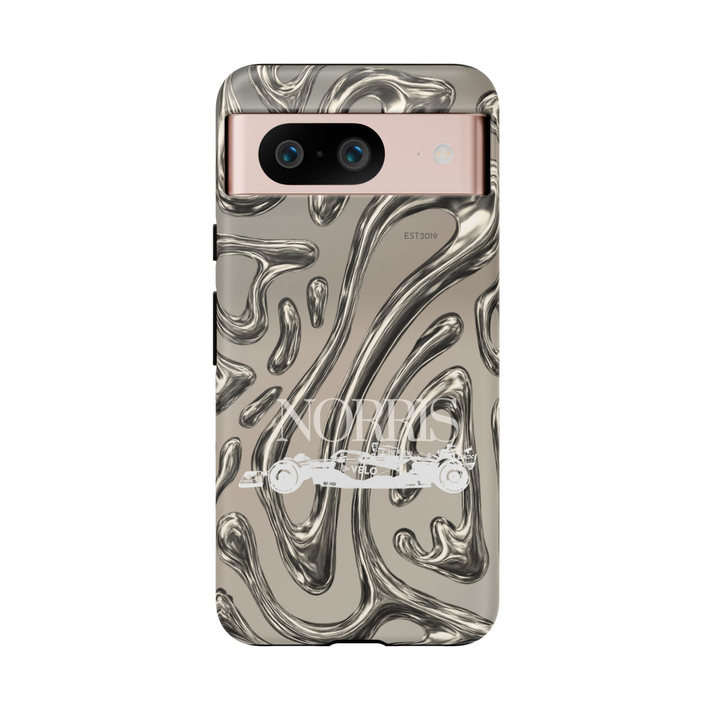 Lando Norris Chrome Phone Case (Glossy and Matte)