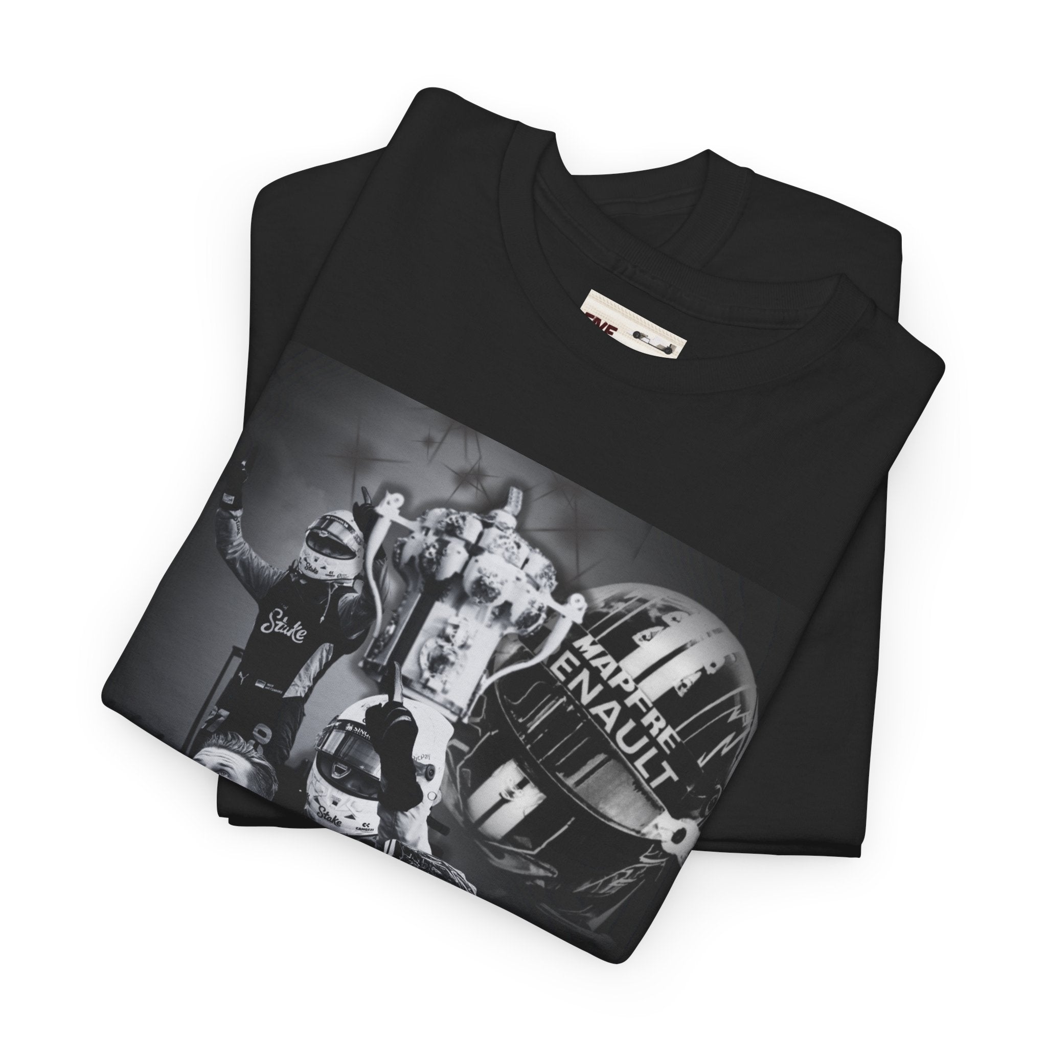 Nico Hulkenberg Black and White T-Shirt