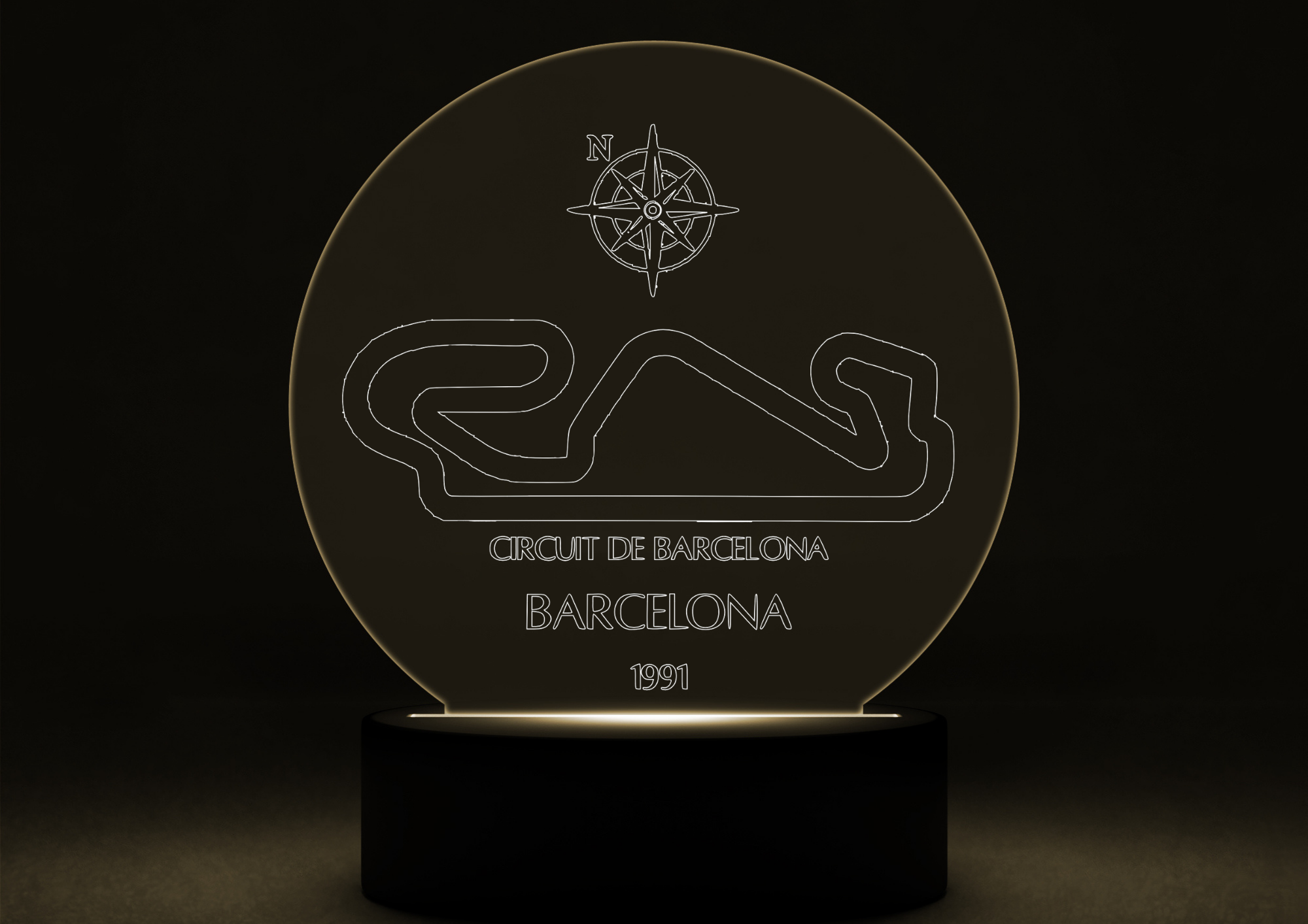 Circuit LED Night Light with Base