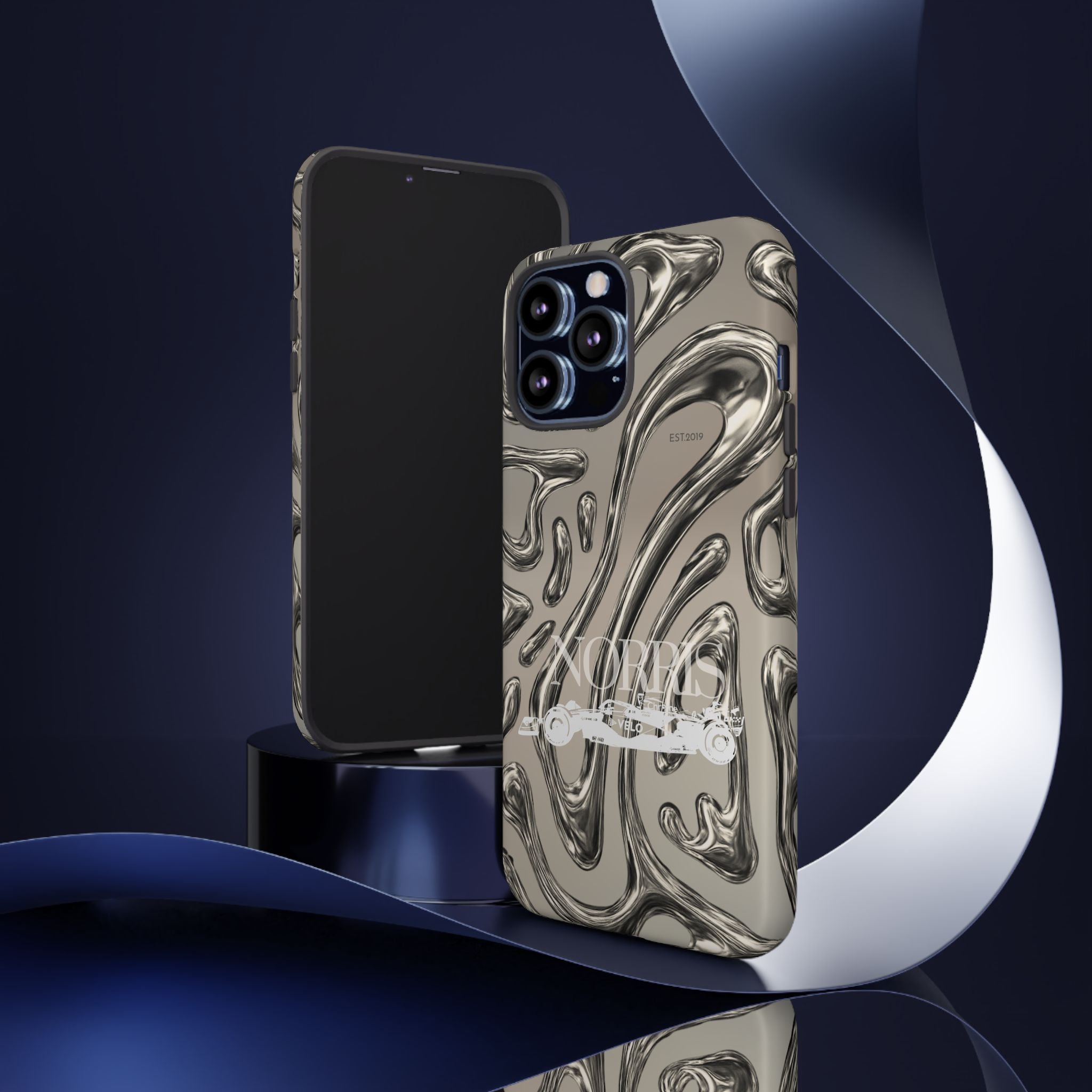 Lando Norris Chrome Phone Case (Glossy and Matte)