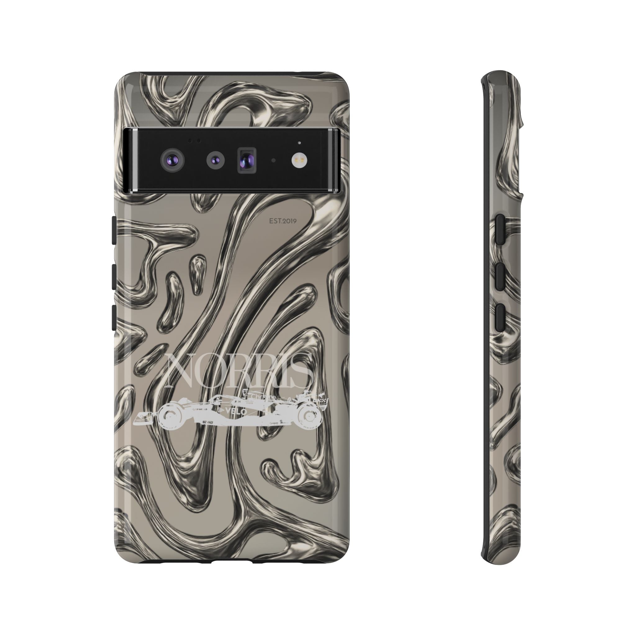 Lando Norris Chrome Phone Case (Glossy and Matte)