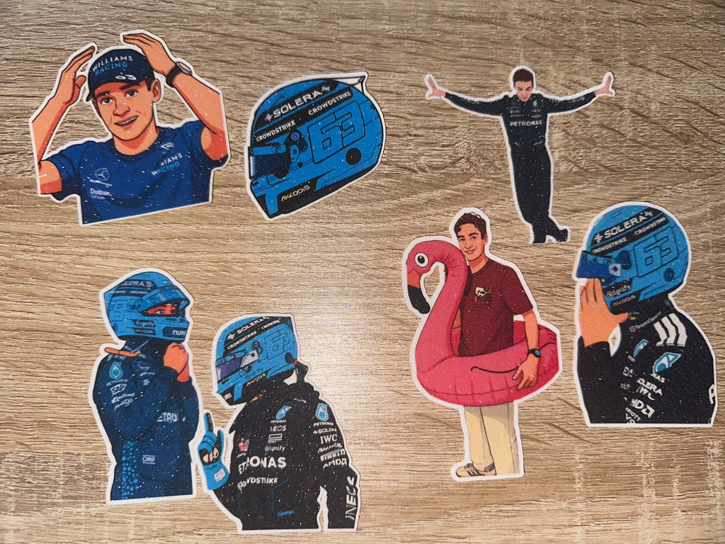 George Russell Stickers