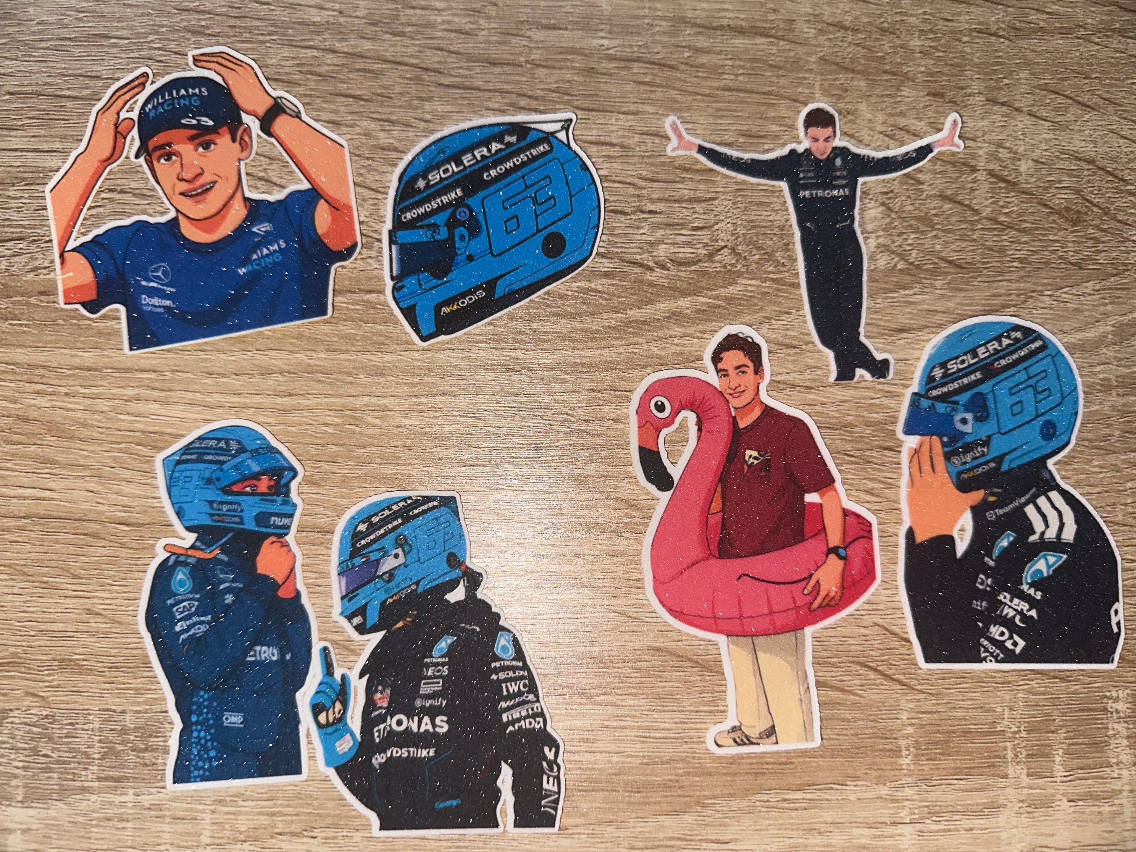 George Russell Stickers