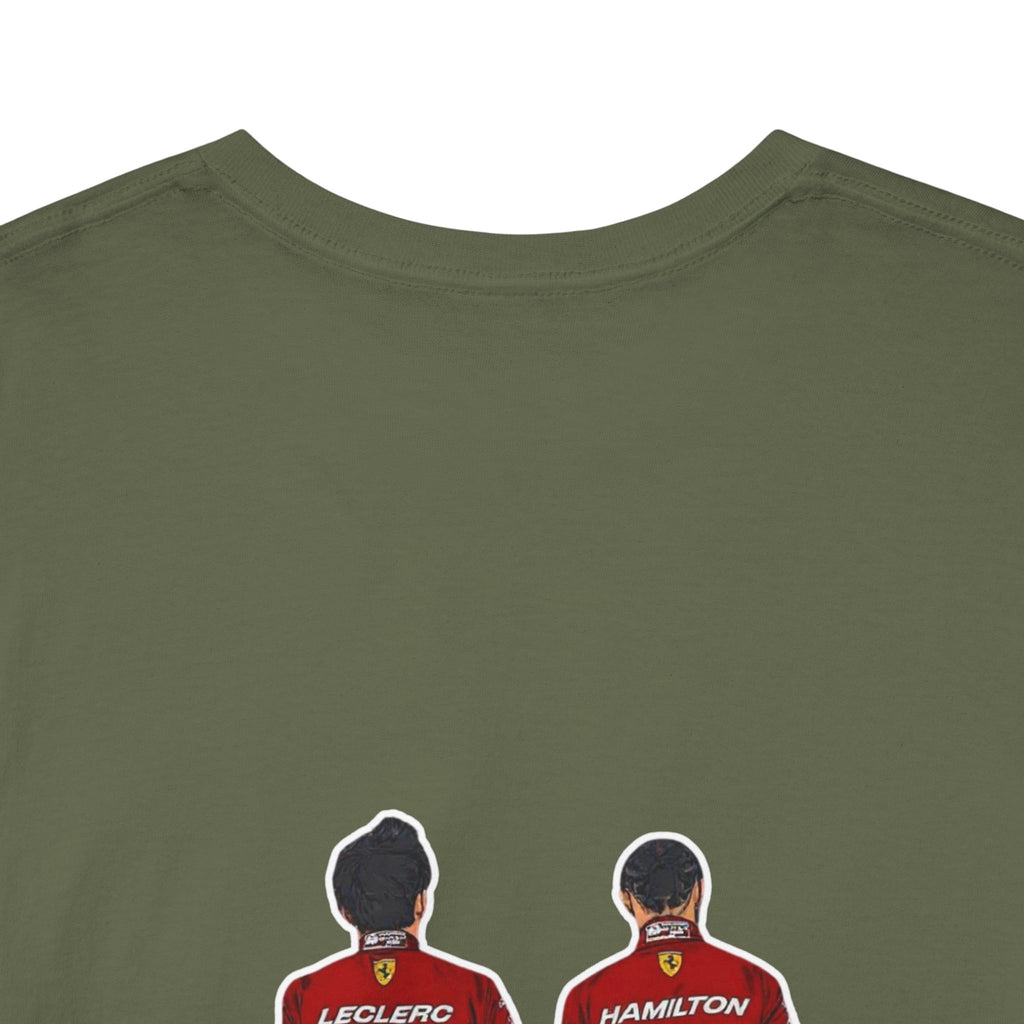Charles Leclerc + Lewis Hamilton Cotton T-Shirt