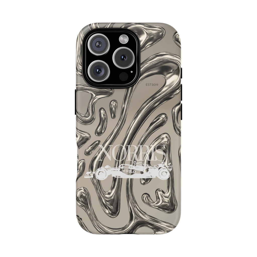 Lando Norris Chrome Phone Case (Glossy and Matte)