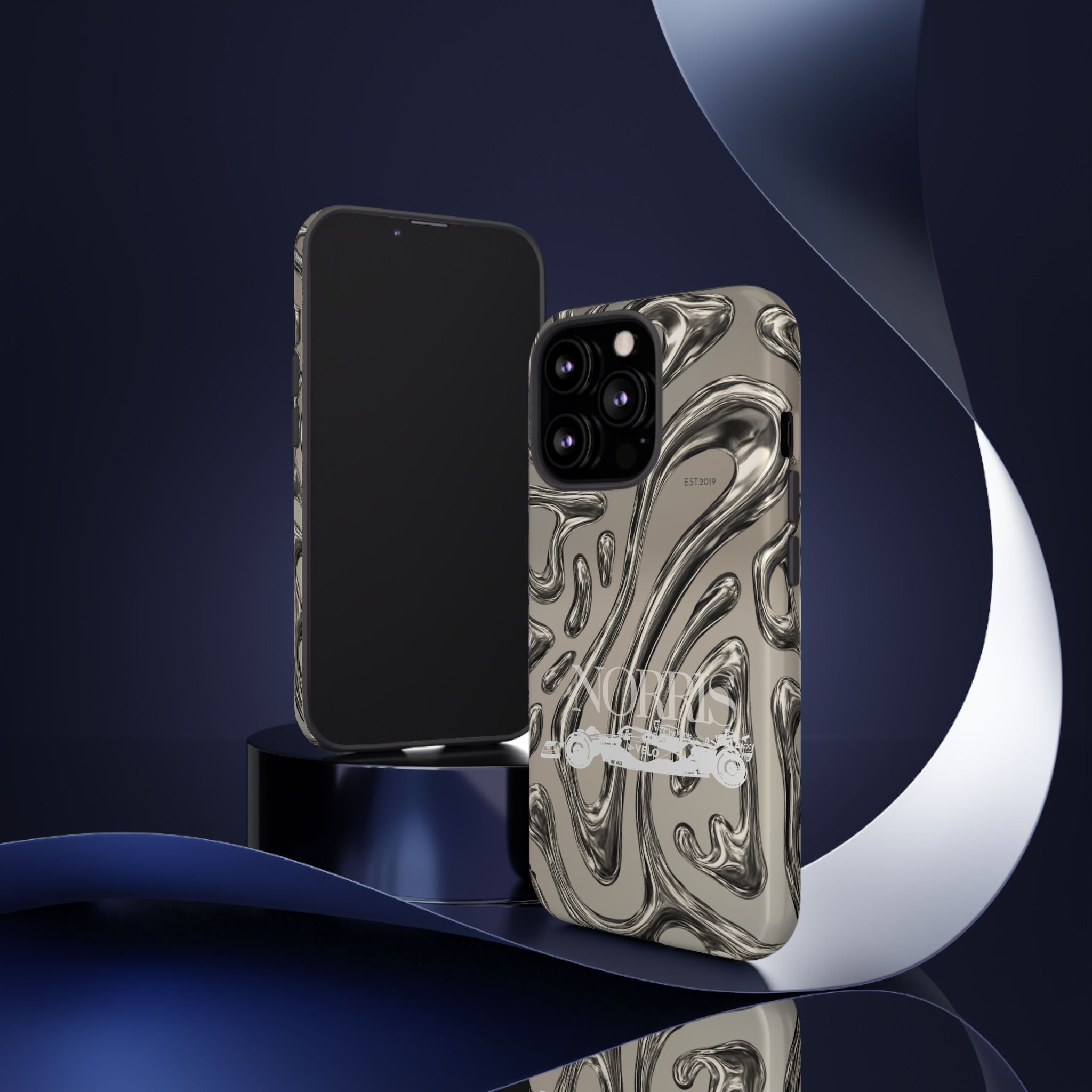 Lando Norris Chrome Phone Case (Glossy and Matte)