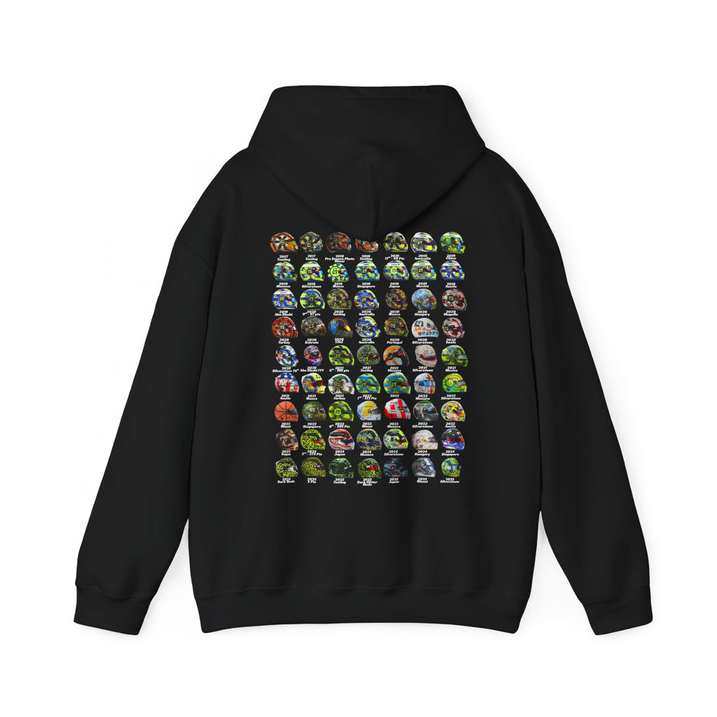 Lando Norris Hoodie - Every Helmet In His F1 Career