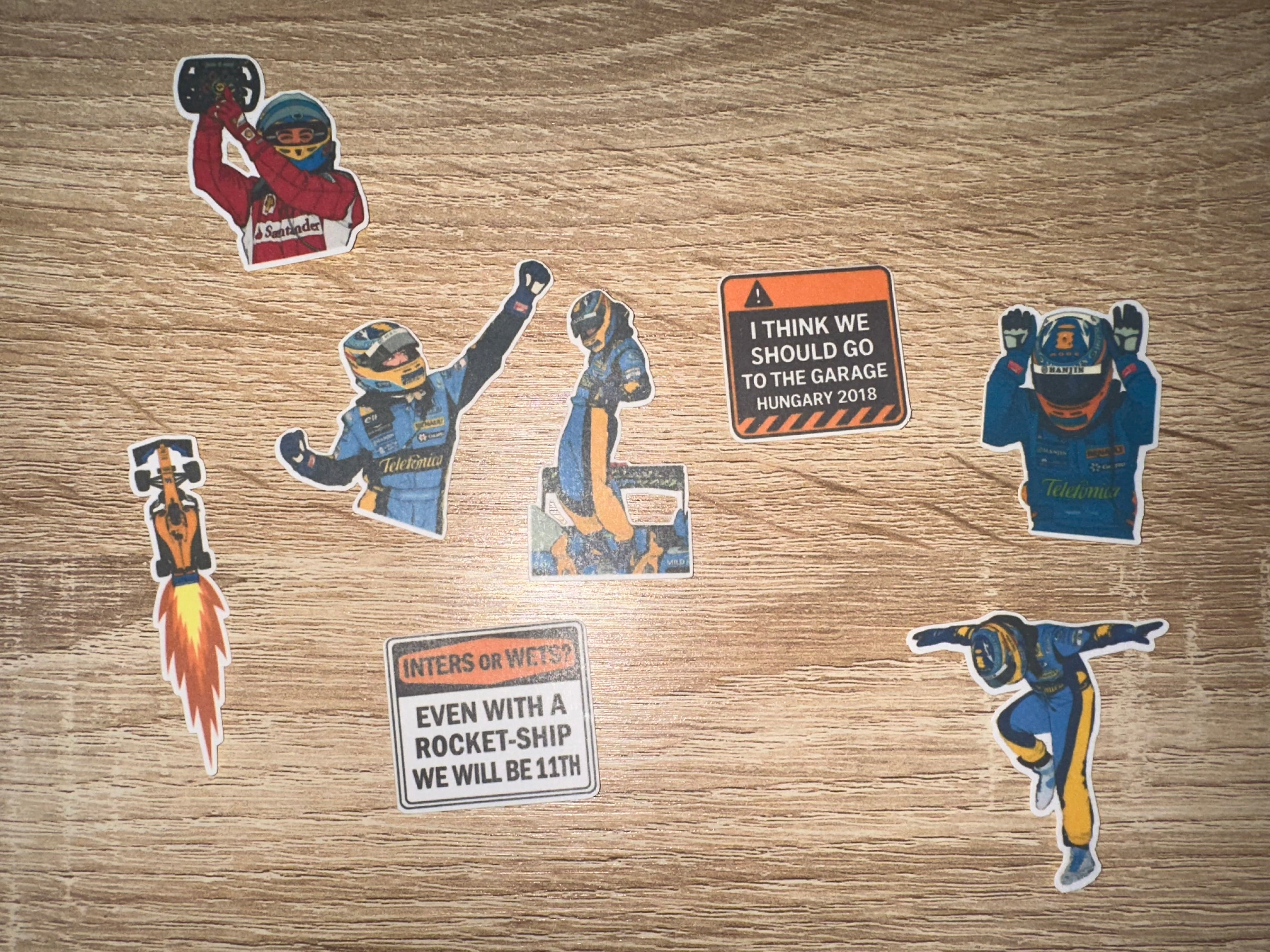 Fernando Alonso Stickers