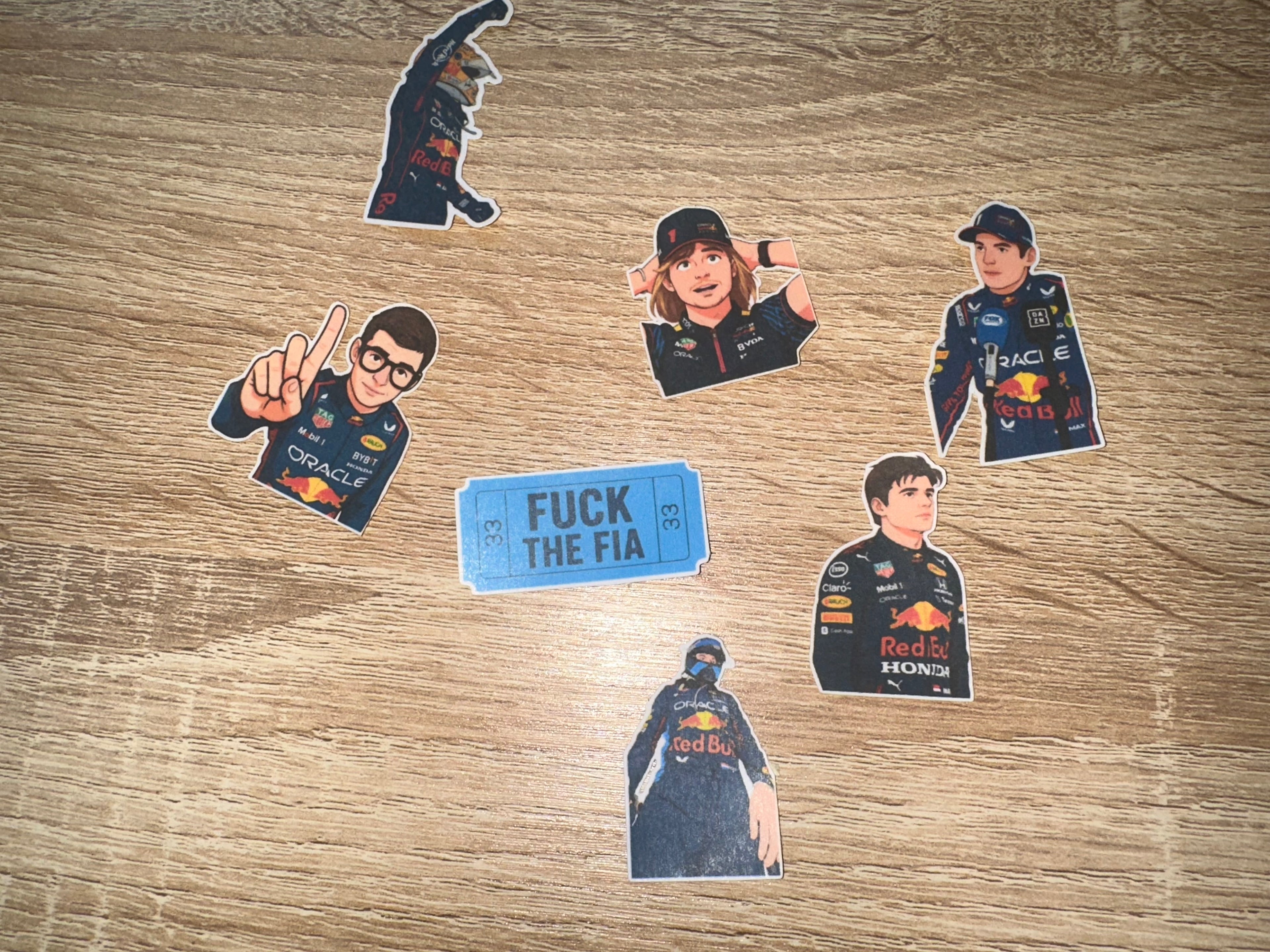 Max Verstappen Stickers