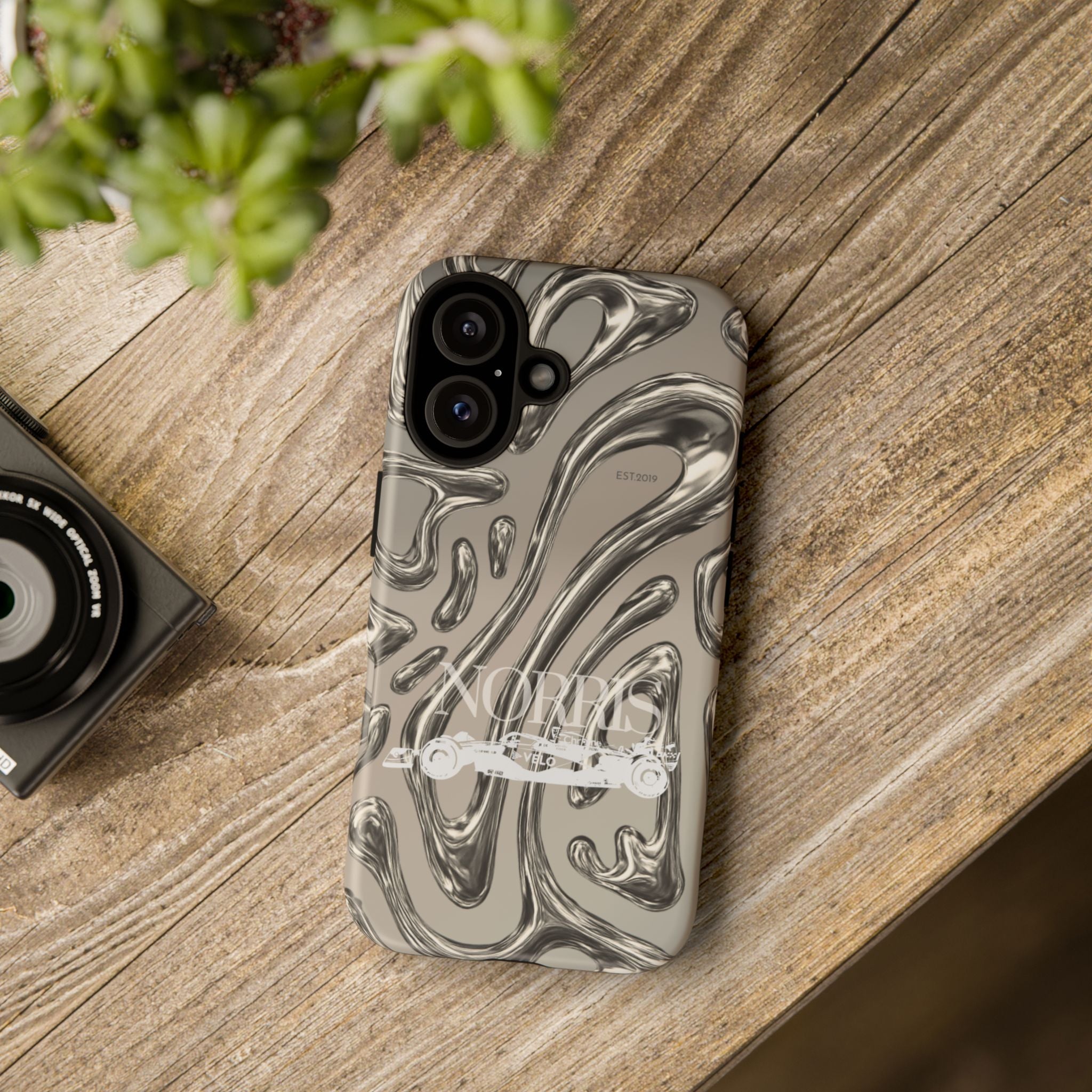 Lando Norris Chrome Phone Case (Glossy and Matte)