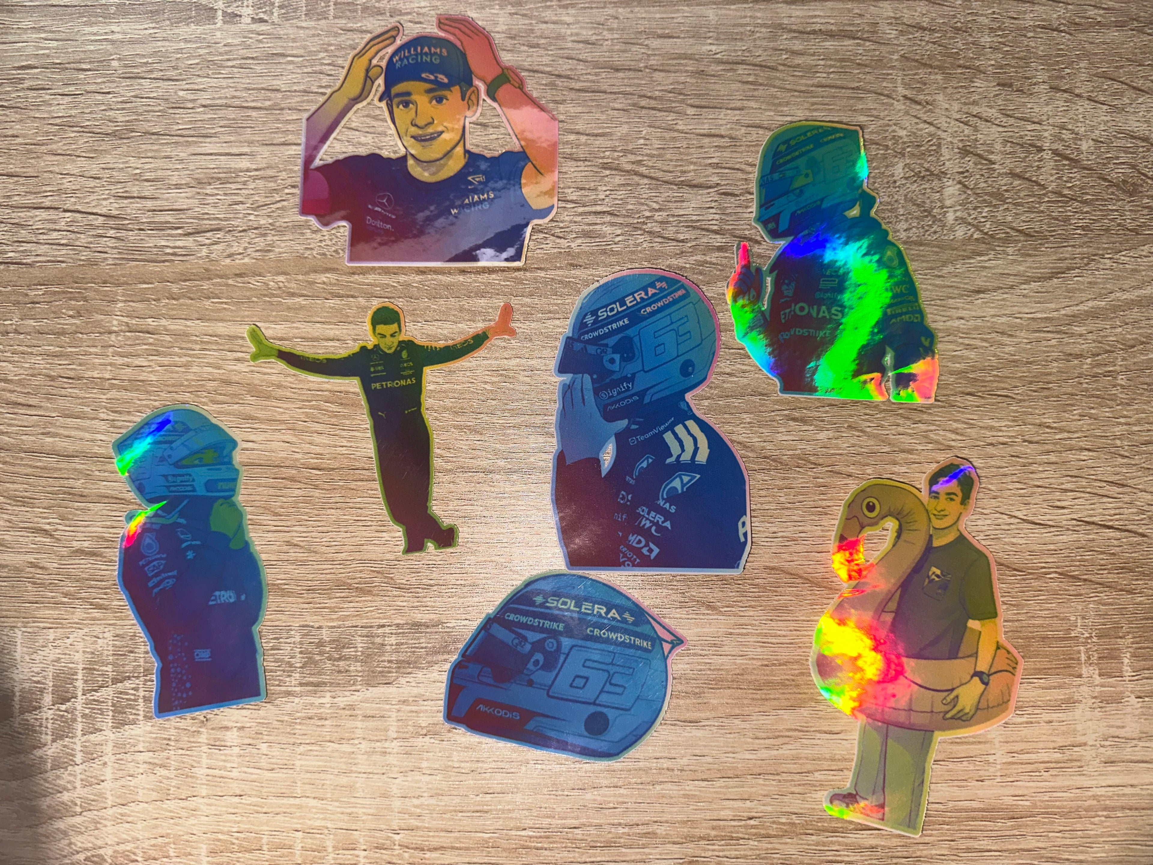 George Russell Stickers