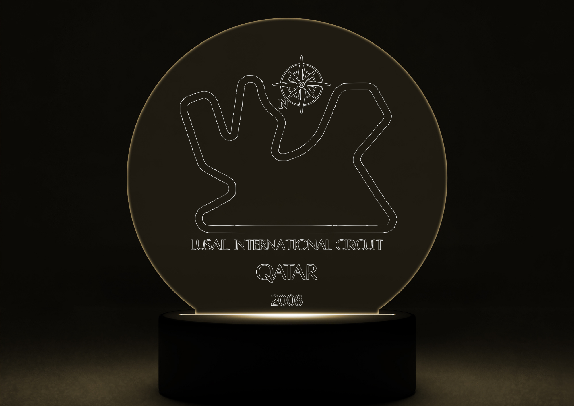 Circuit LED Night Light with Base