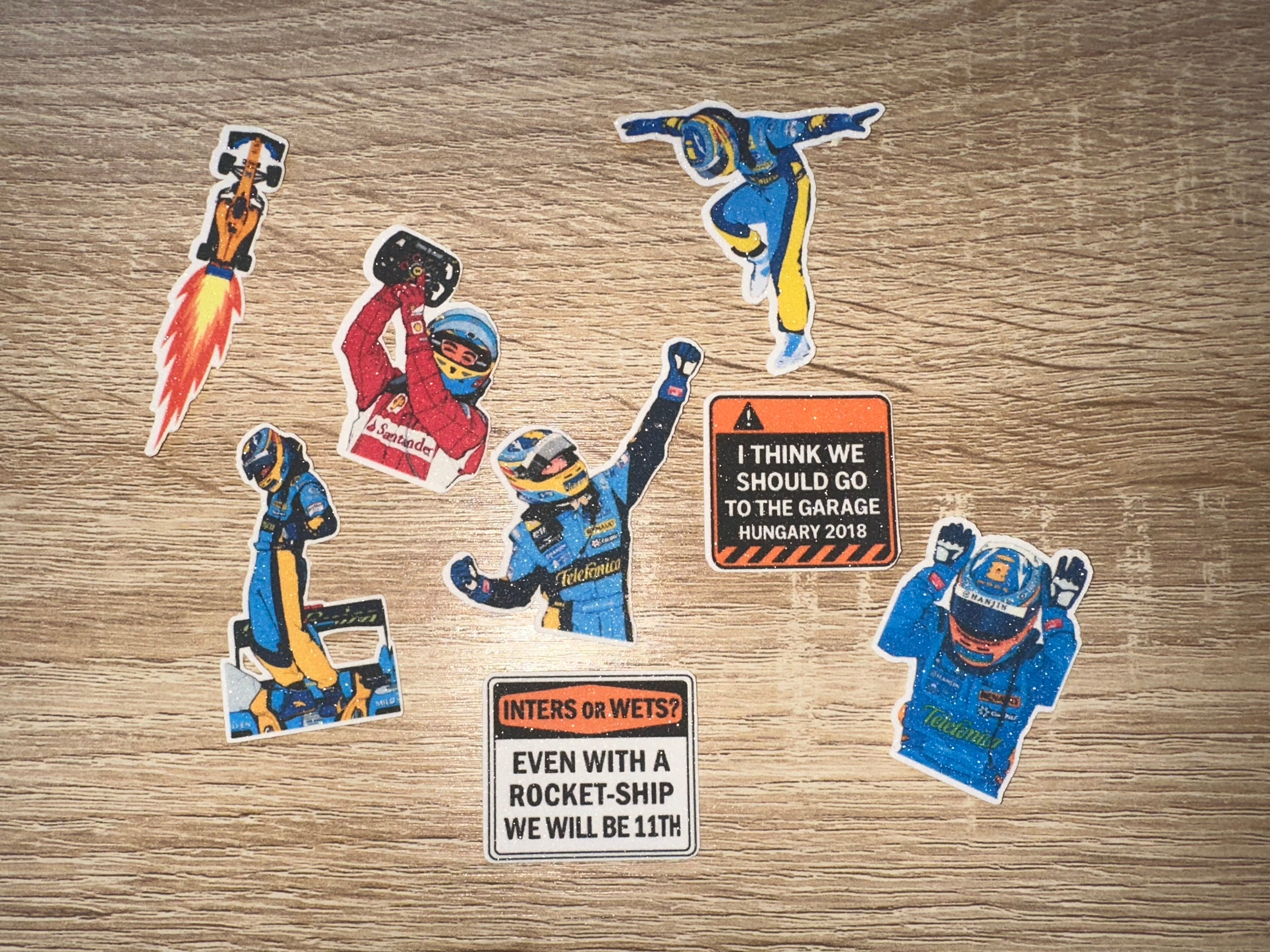 Fernando Alonso Stickers