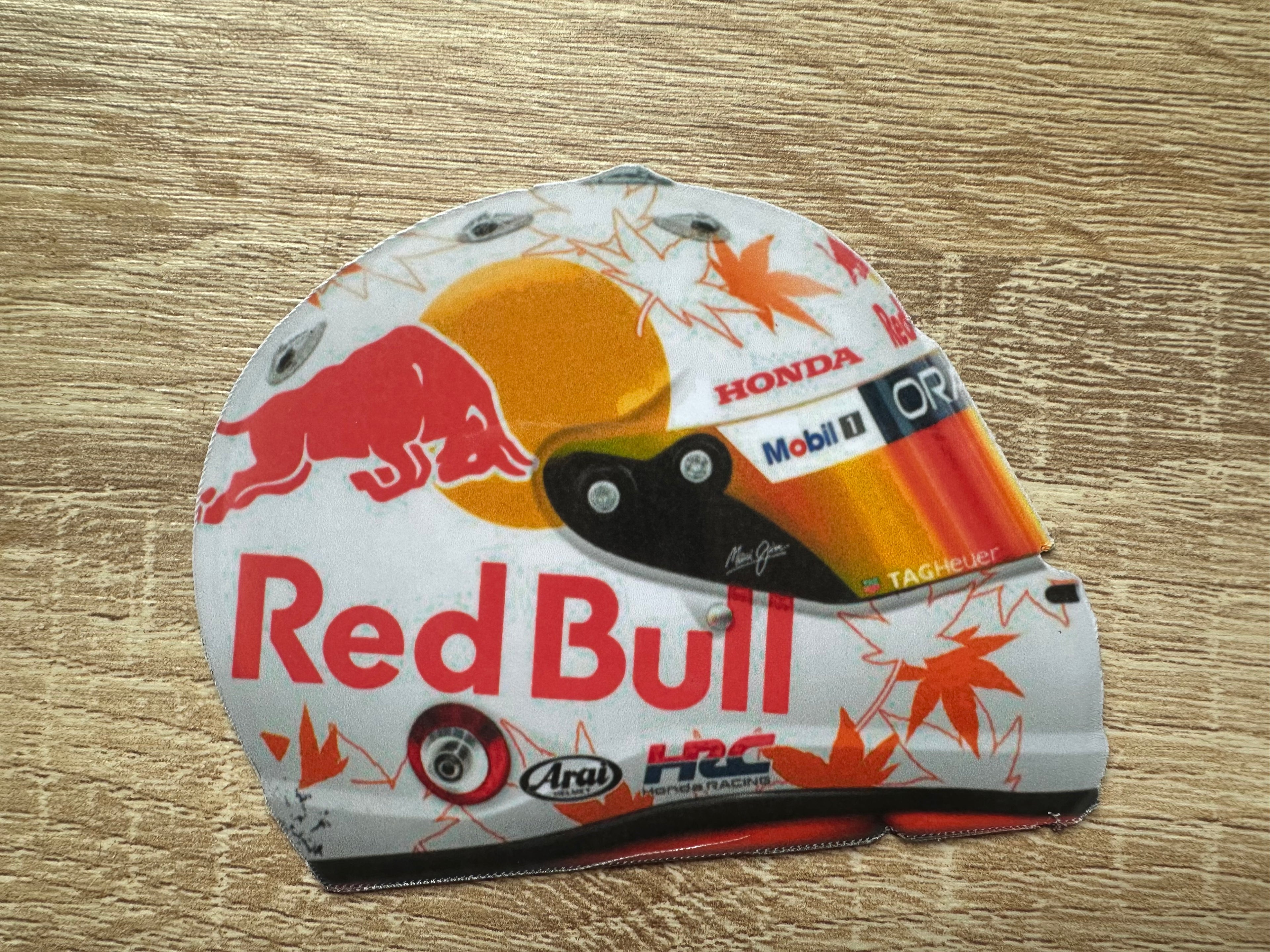 Driver Helmet Laminate Magnets