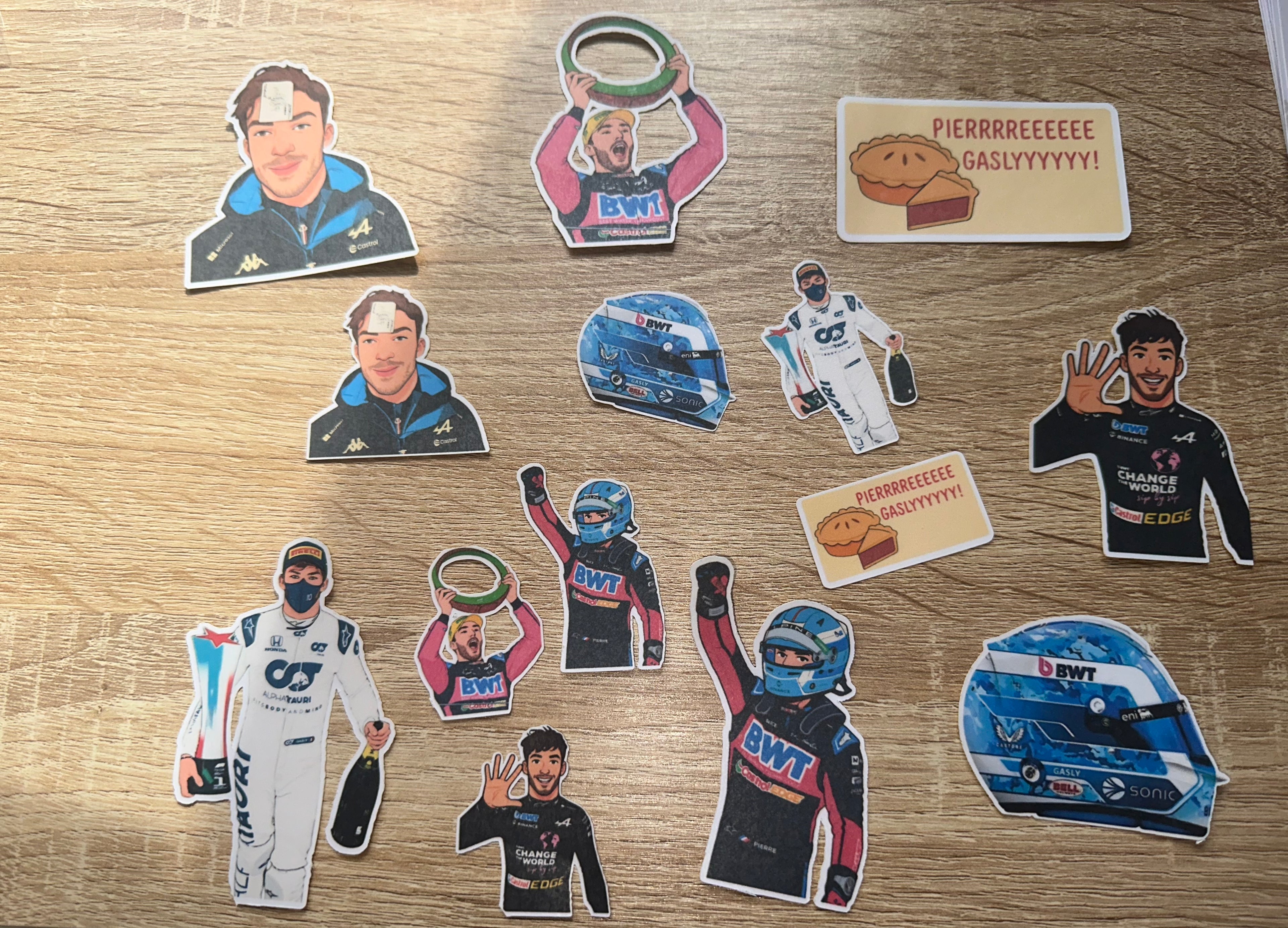 Pierre Gasly Stickers