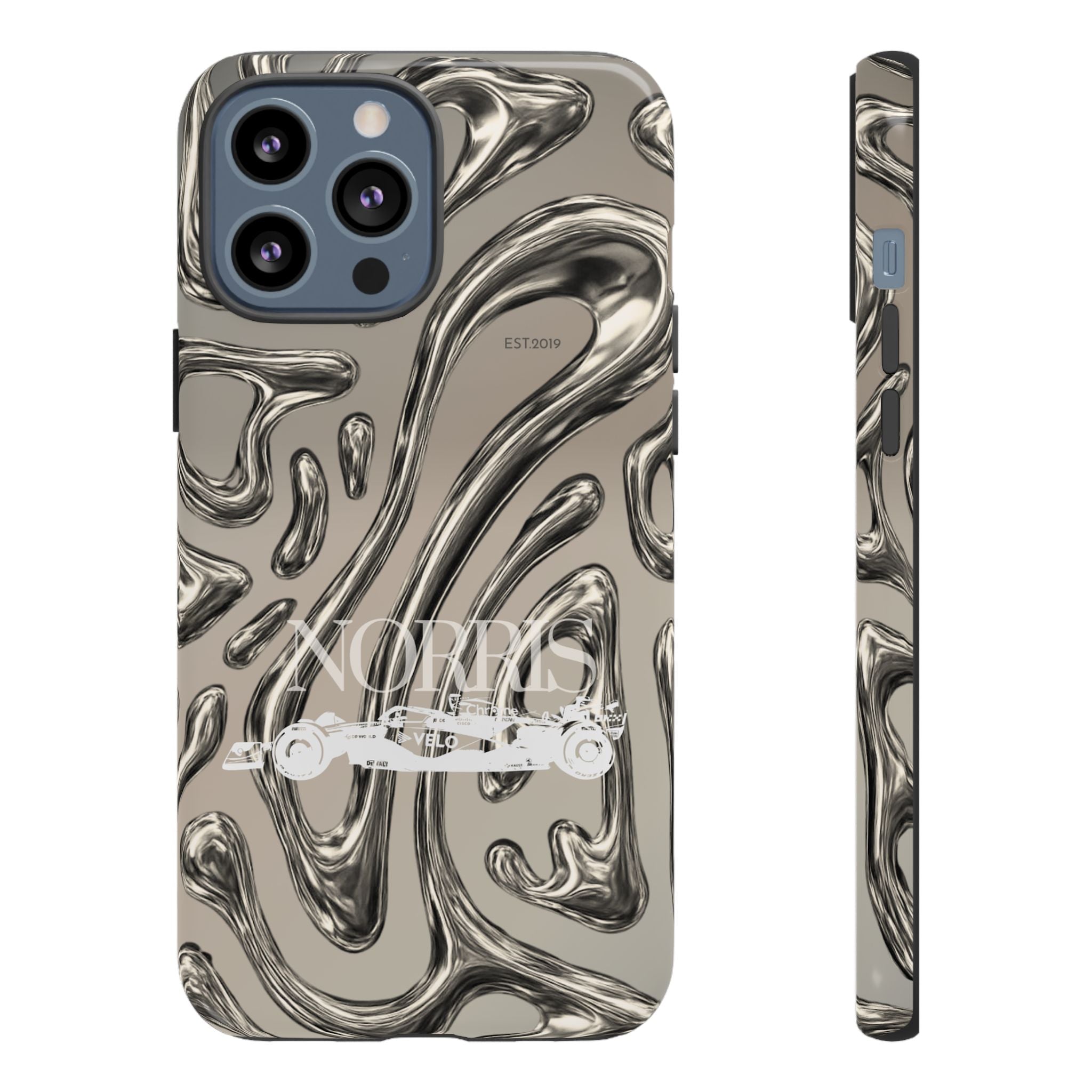 Lando Norris Chrome Phone Case (Glossy and Matte)