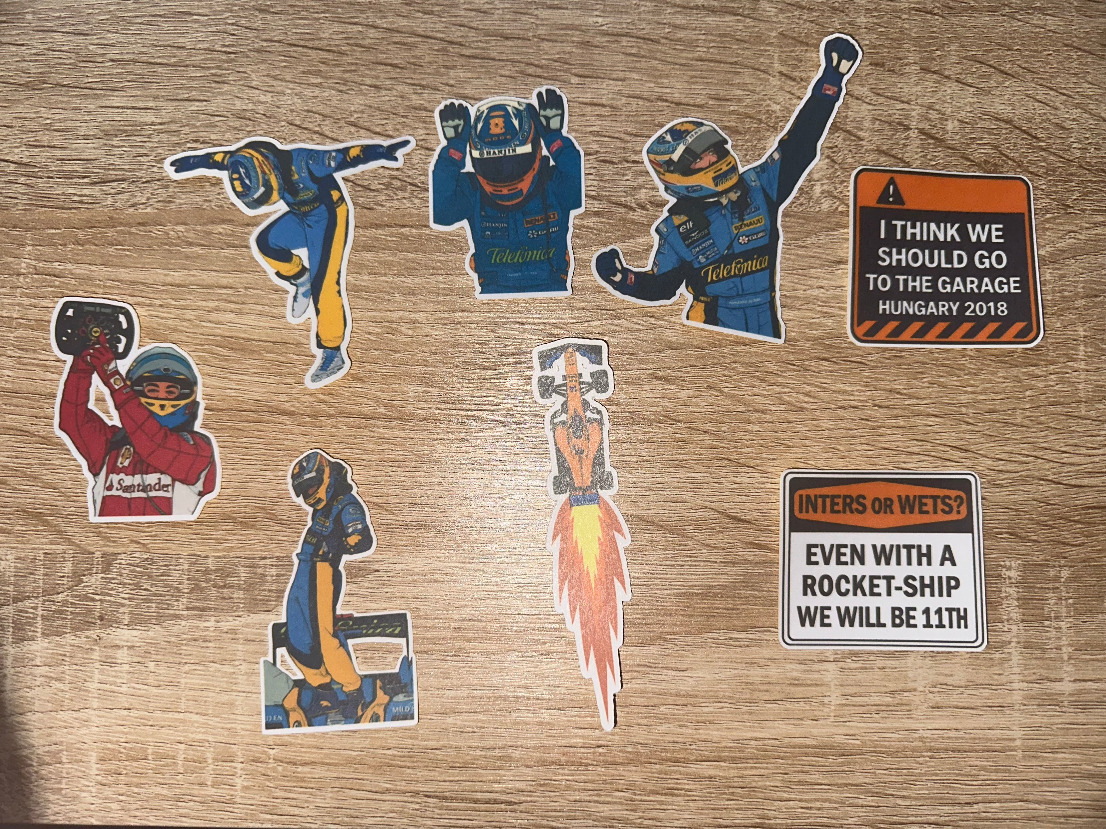 Fernando Alonso Stickers