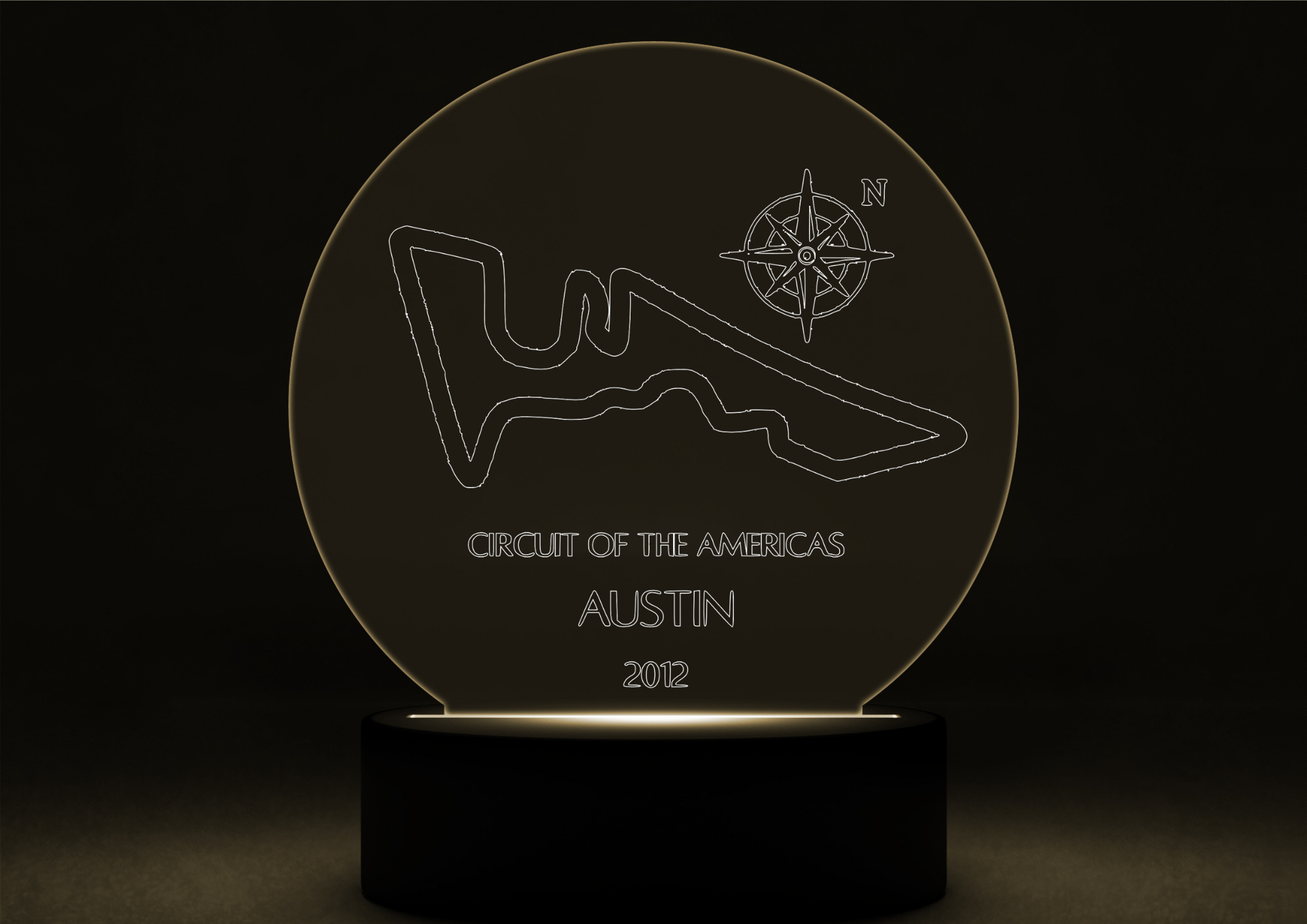 Circuit LED Night Light with Base