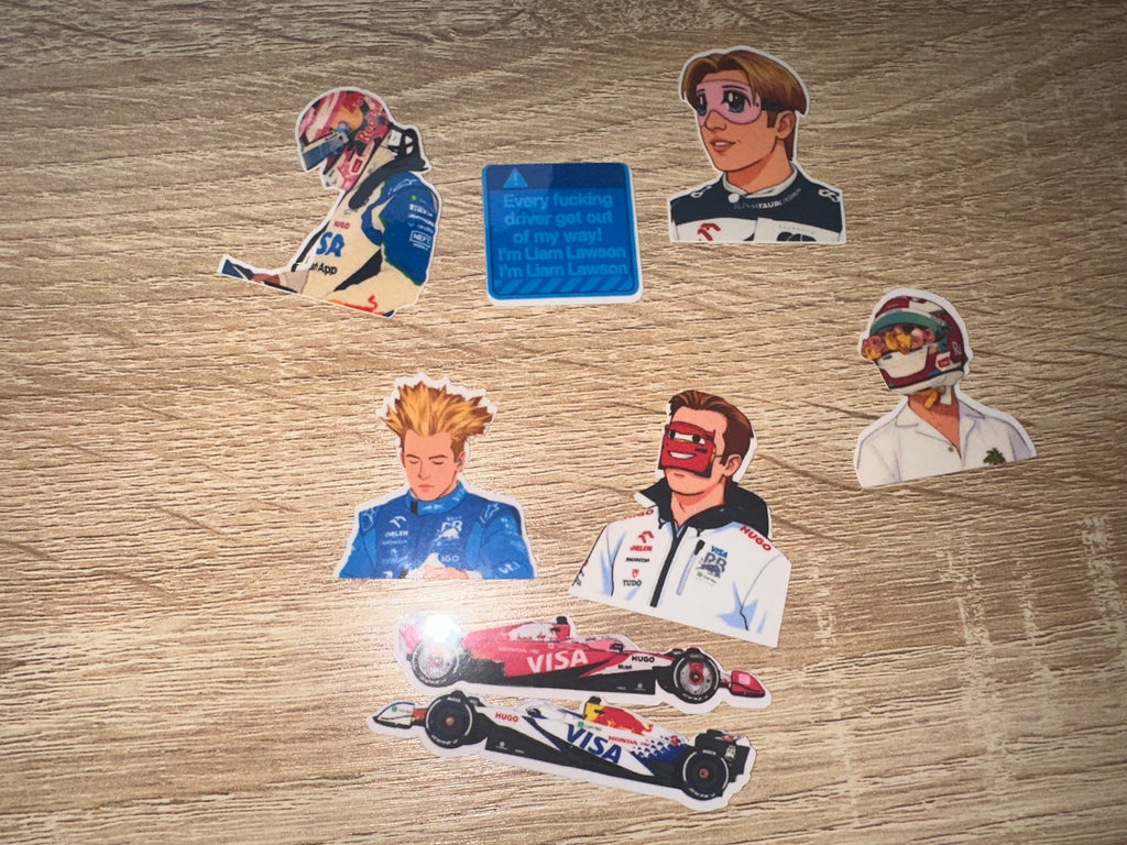 Liam Lawson Stickers