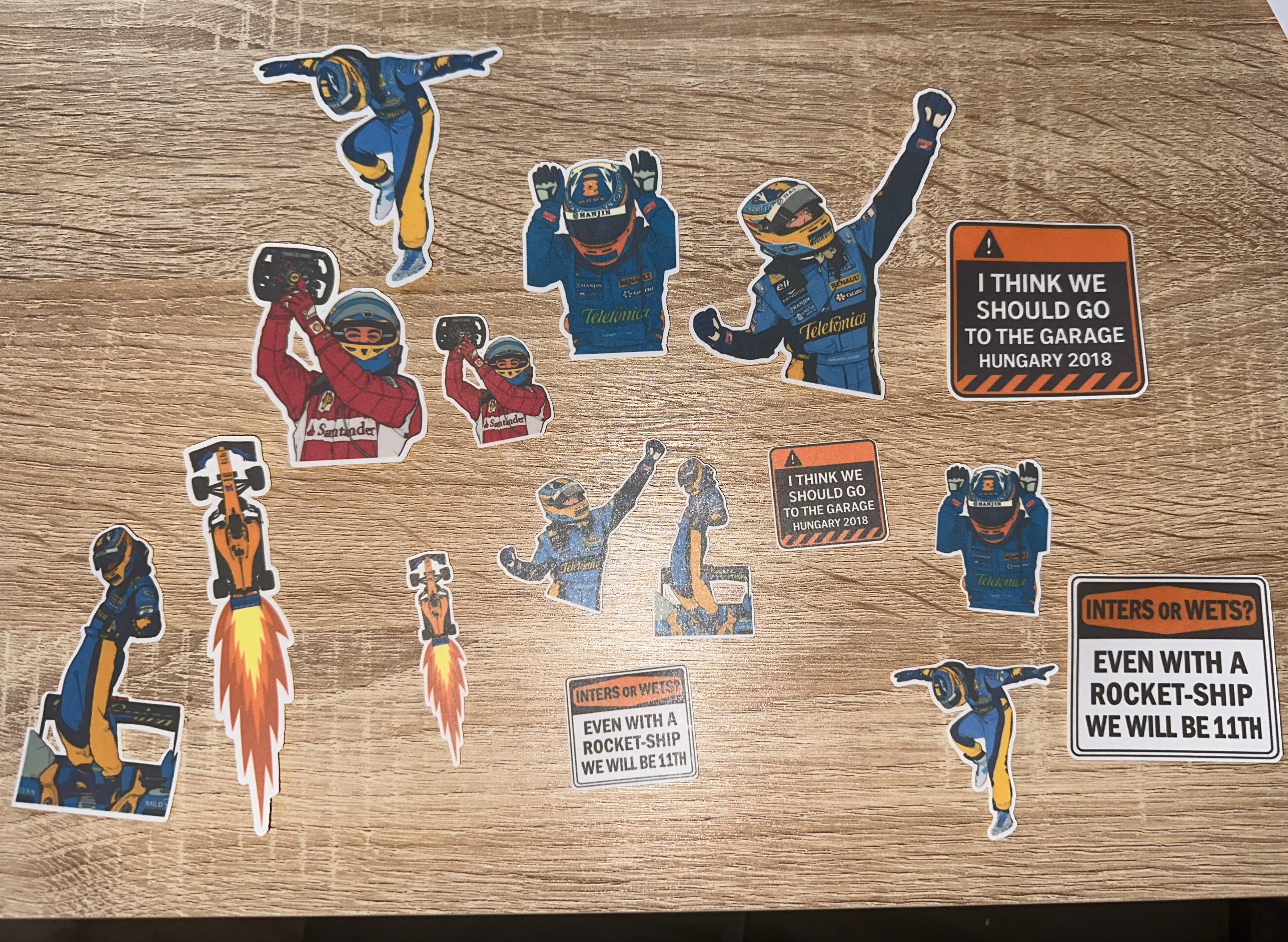 Fernando Alonso Stickers