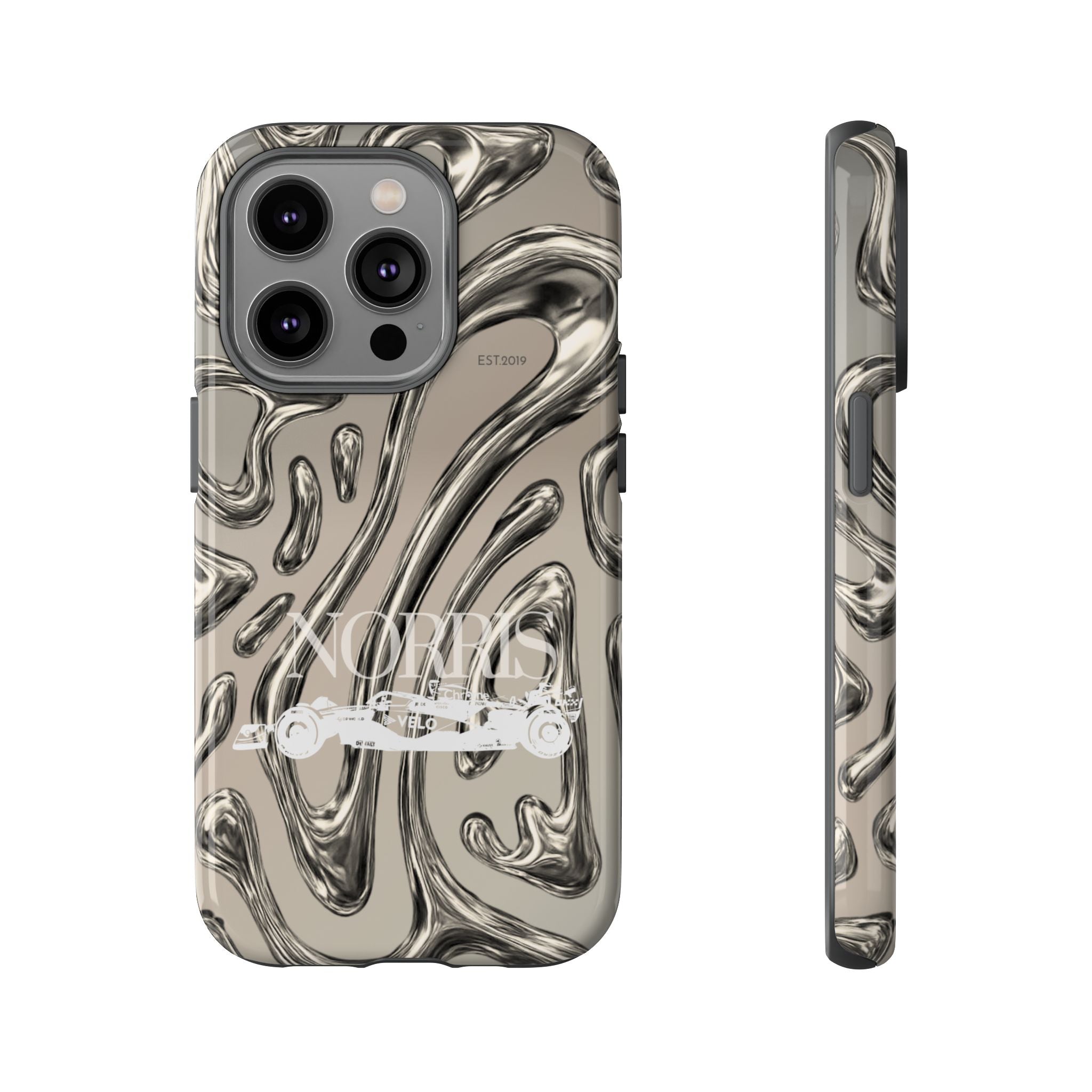 Lando Norris Chrome Phone Case (Glossy and Matte)