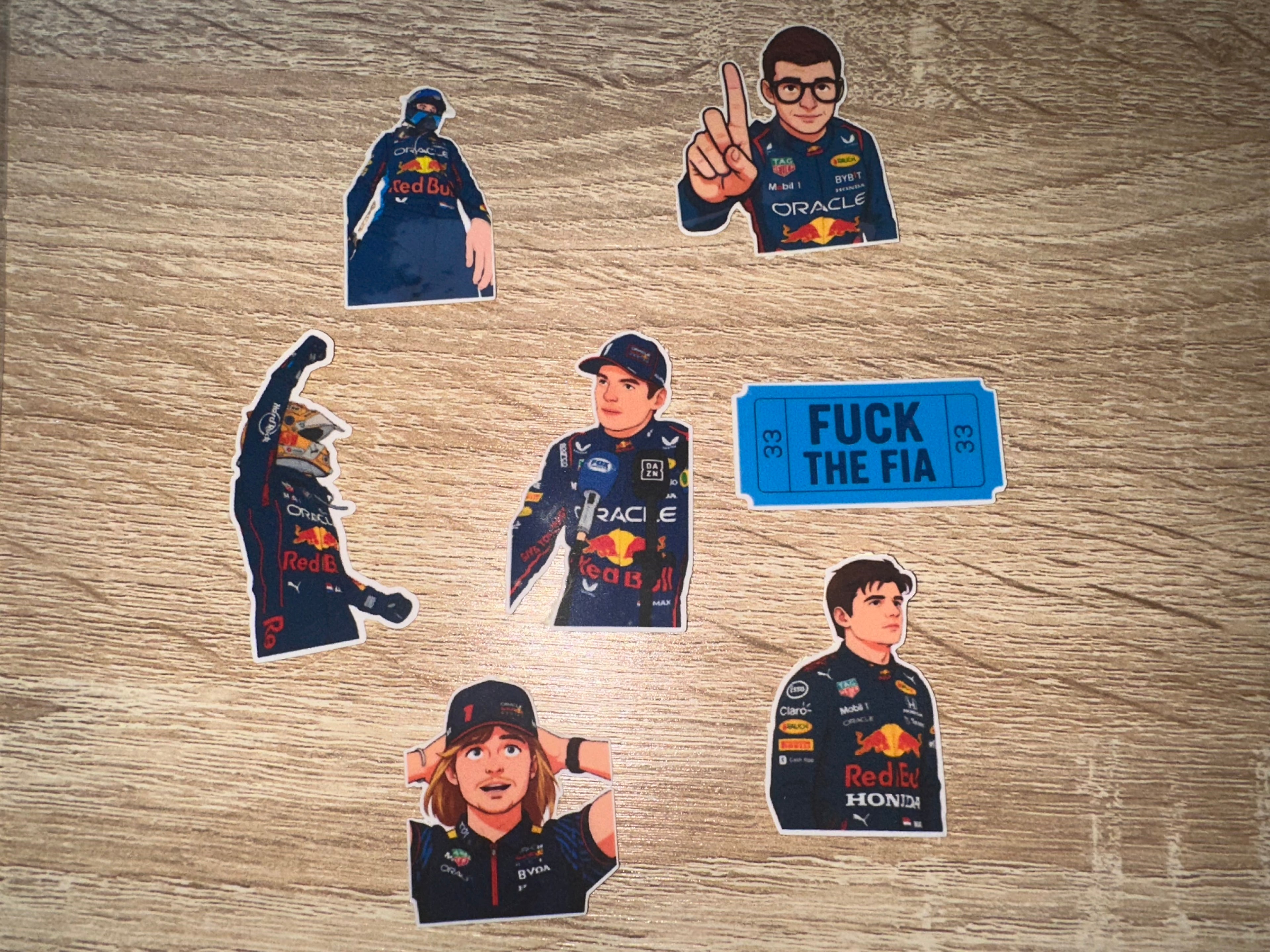 Max Verstappen Stickers