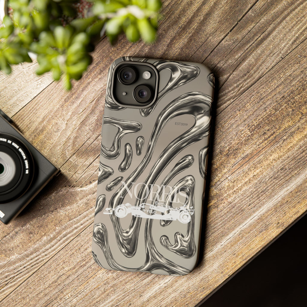 Lando Norris Chrome Phone Case (Glossy and Matte)