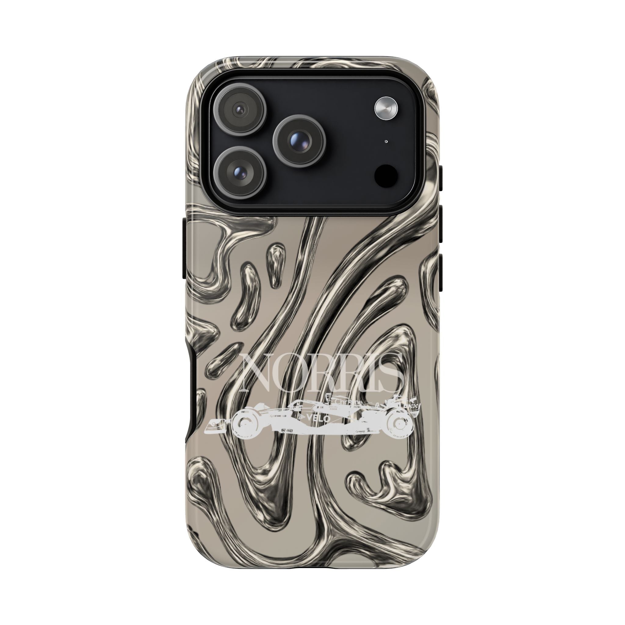 Lando Norris Chrome Phone Case (Glossy and Matte)