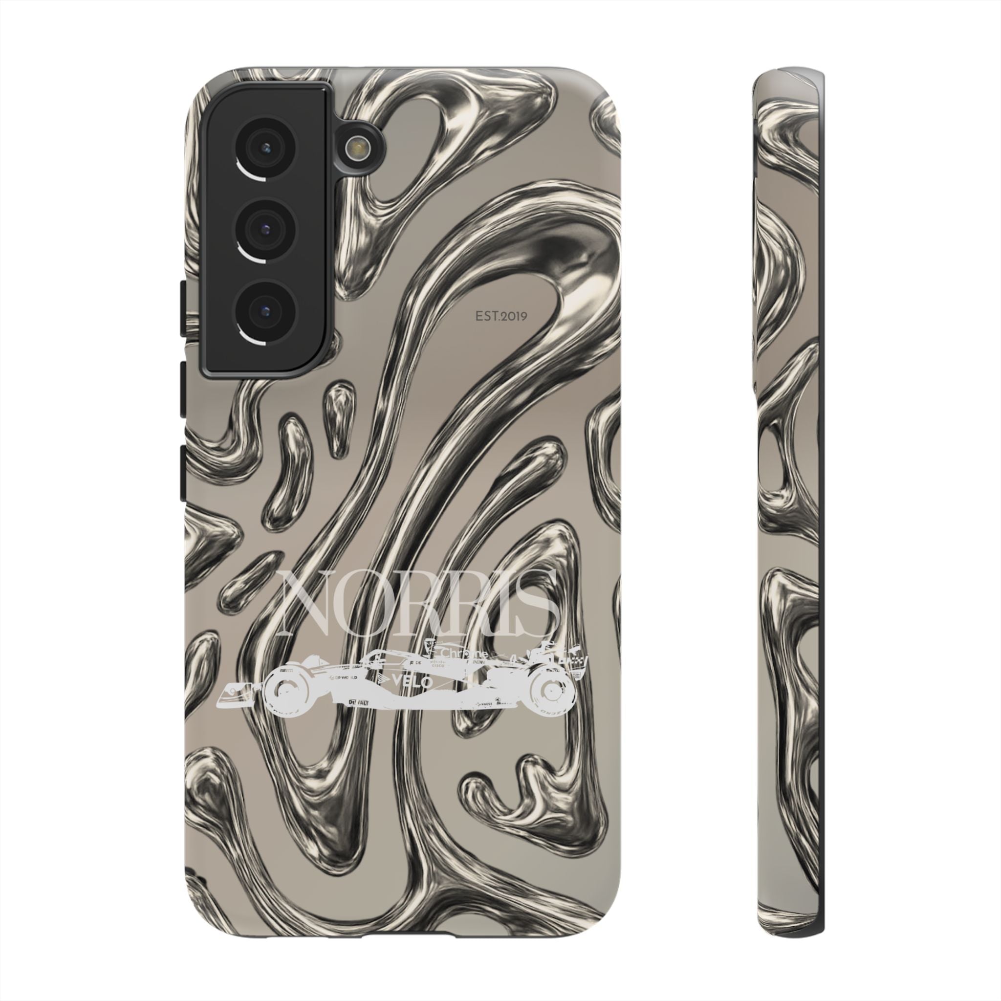 Lando Norris Chrome Phone Case (Glossy and Matte)