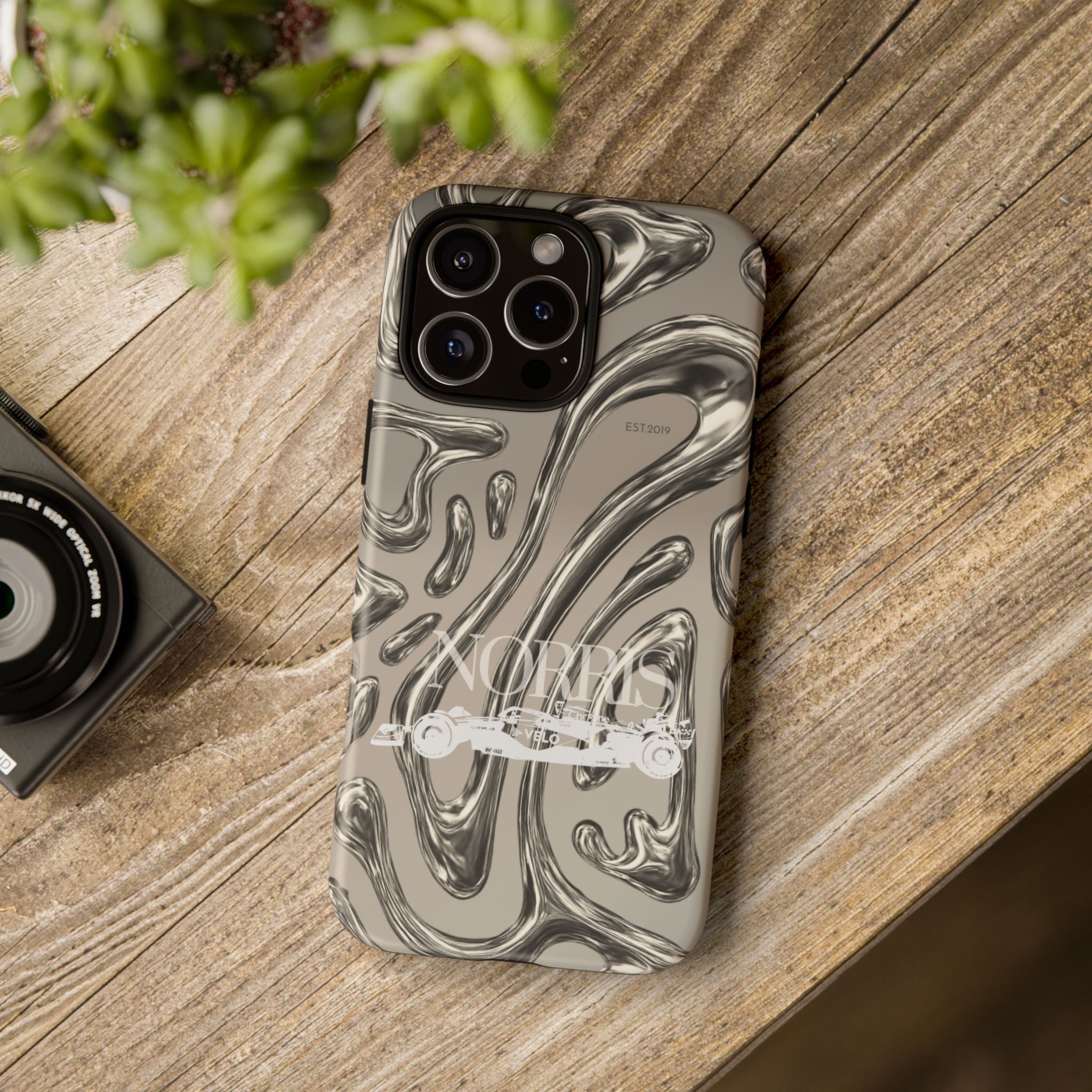 Lando Norris Chrome Phone Case (Glossy and Matte)