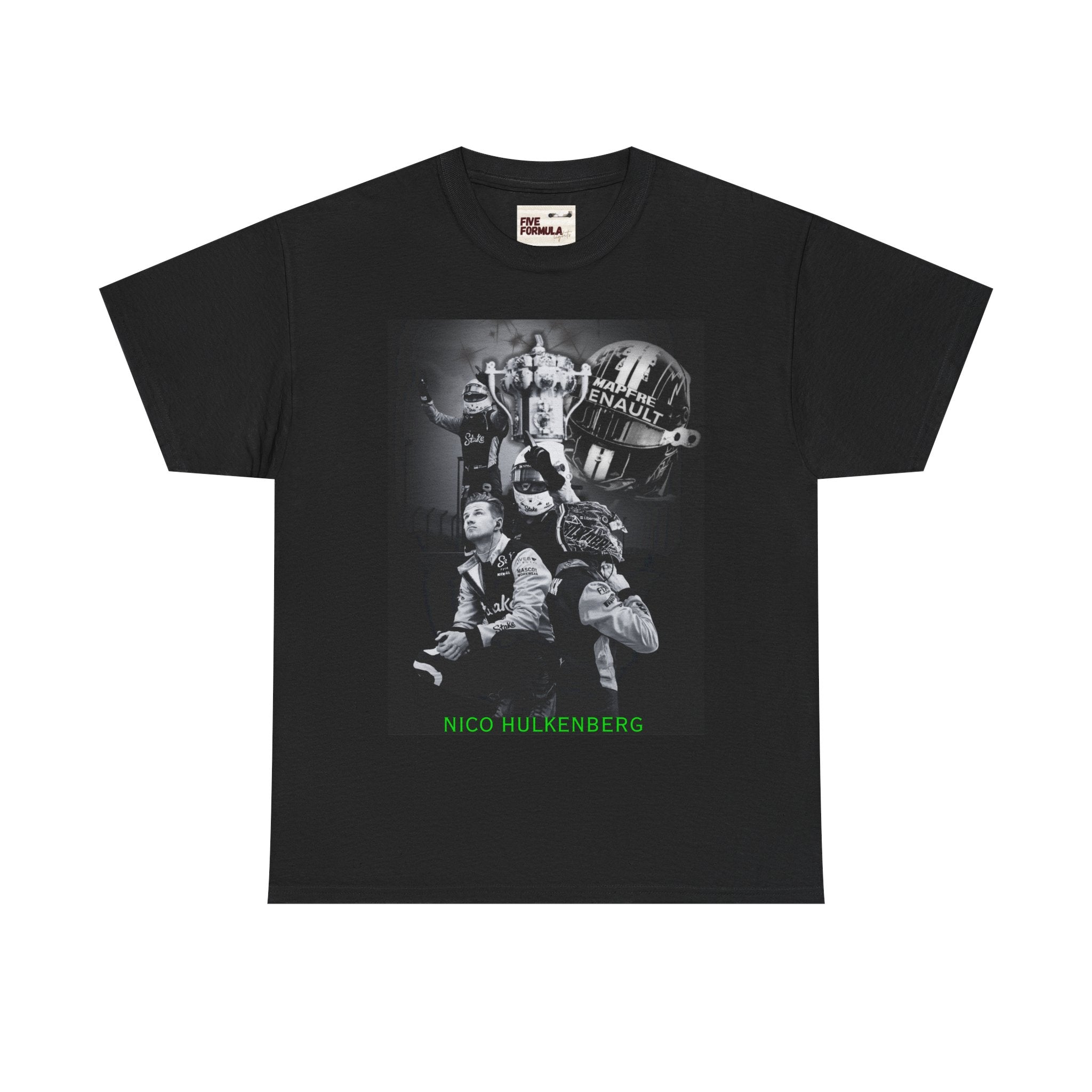 Nico Hulkenberg Black and White T-Shirt