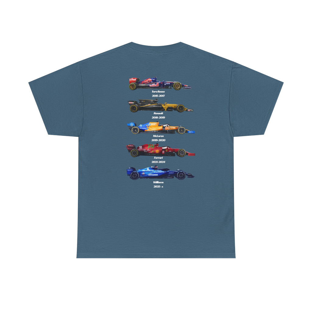 Carlos Sainz Cotton T-Shirt - F1 Career Teams
