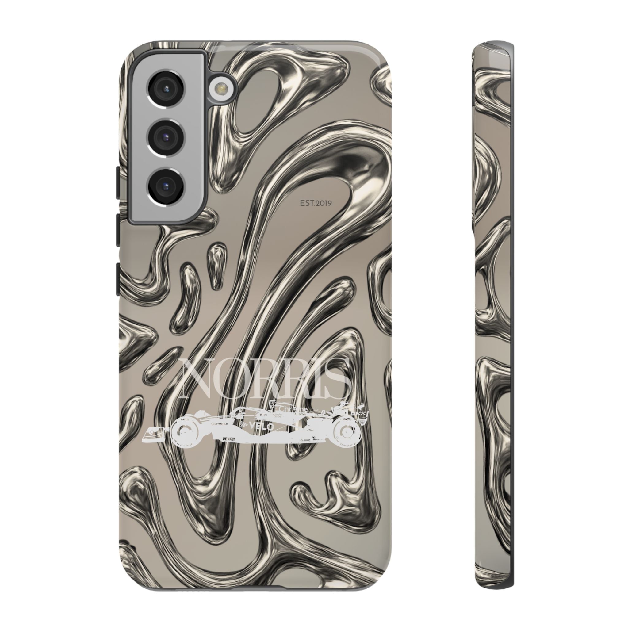 Lando Norris Chrome Phone Case (Glossy and Matte)