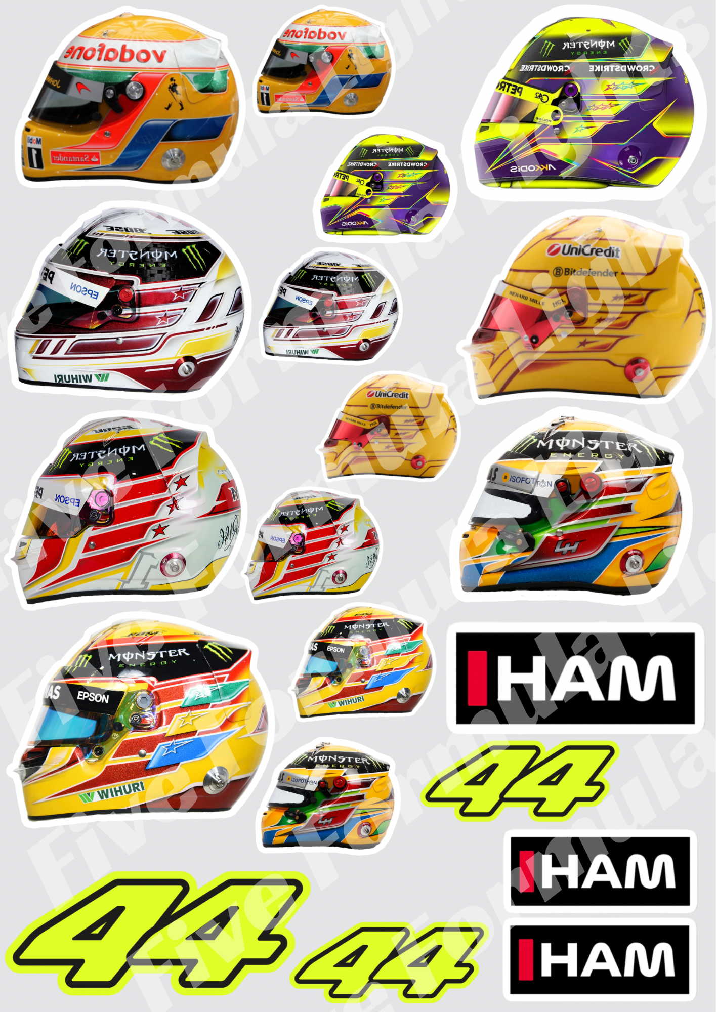 Lewis Hamilton Stickers