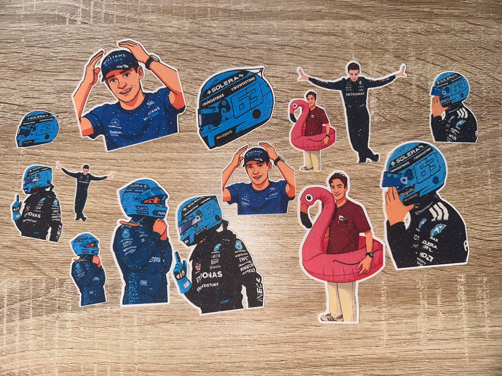 George Russell Stickers
