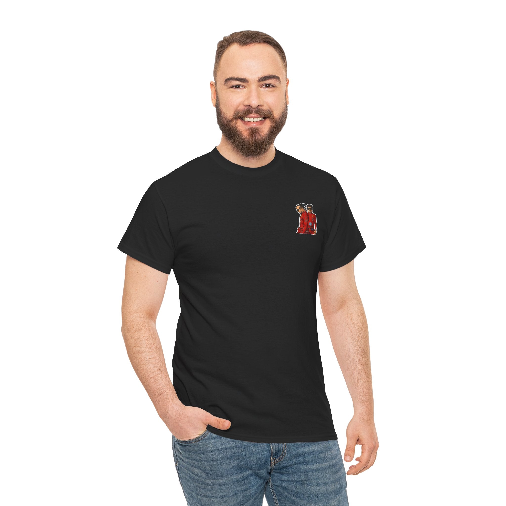 Charles Leclerc + Lewis Hamilton Cotton T-Shirt