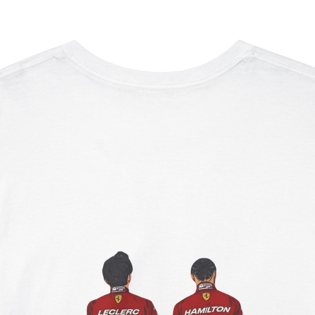 Charles Leclerc + Lewis Hamilton Cotton T-Shirt
