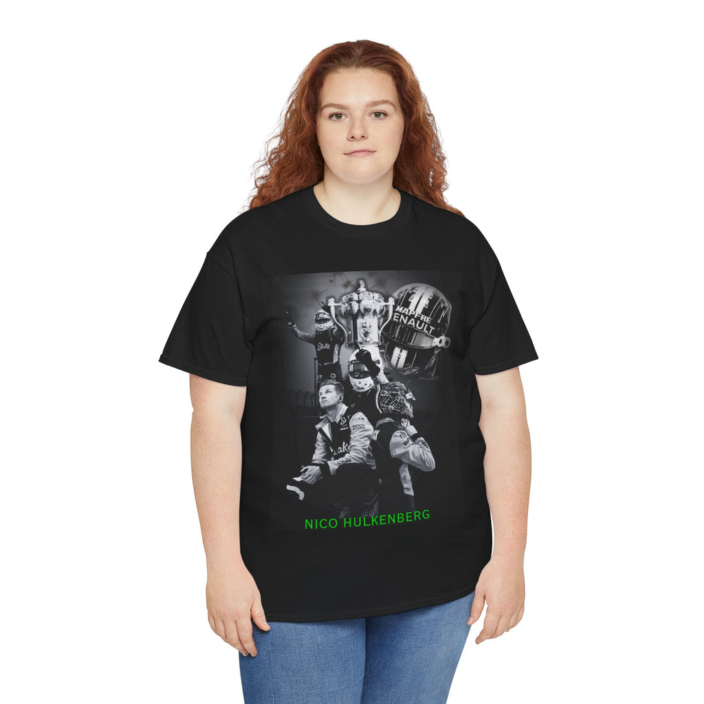 Nico Hulkenberg Black and White T-Shirt