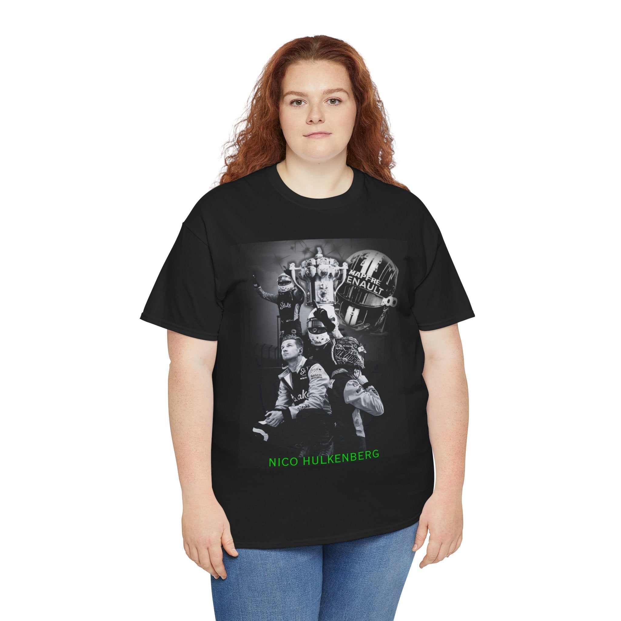 Nico Hulkenberg Black and White T-Shirt