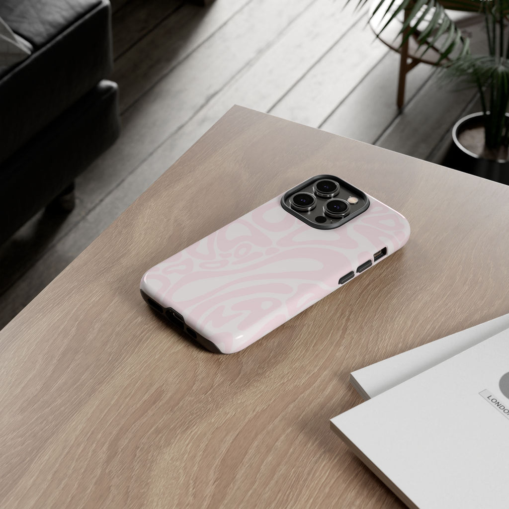 Lando Norris Pink Blob Phone Case (Glossy and Matte)